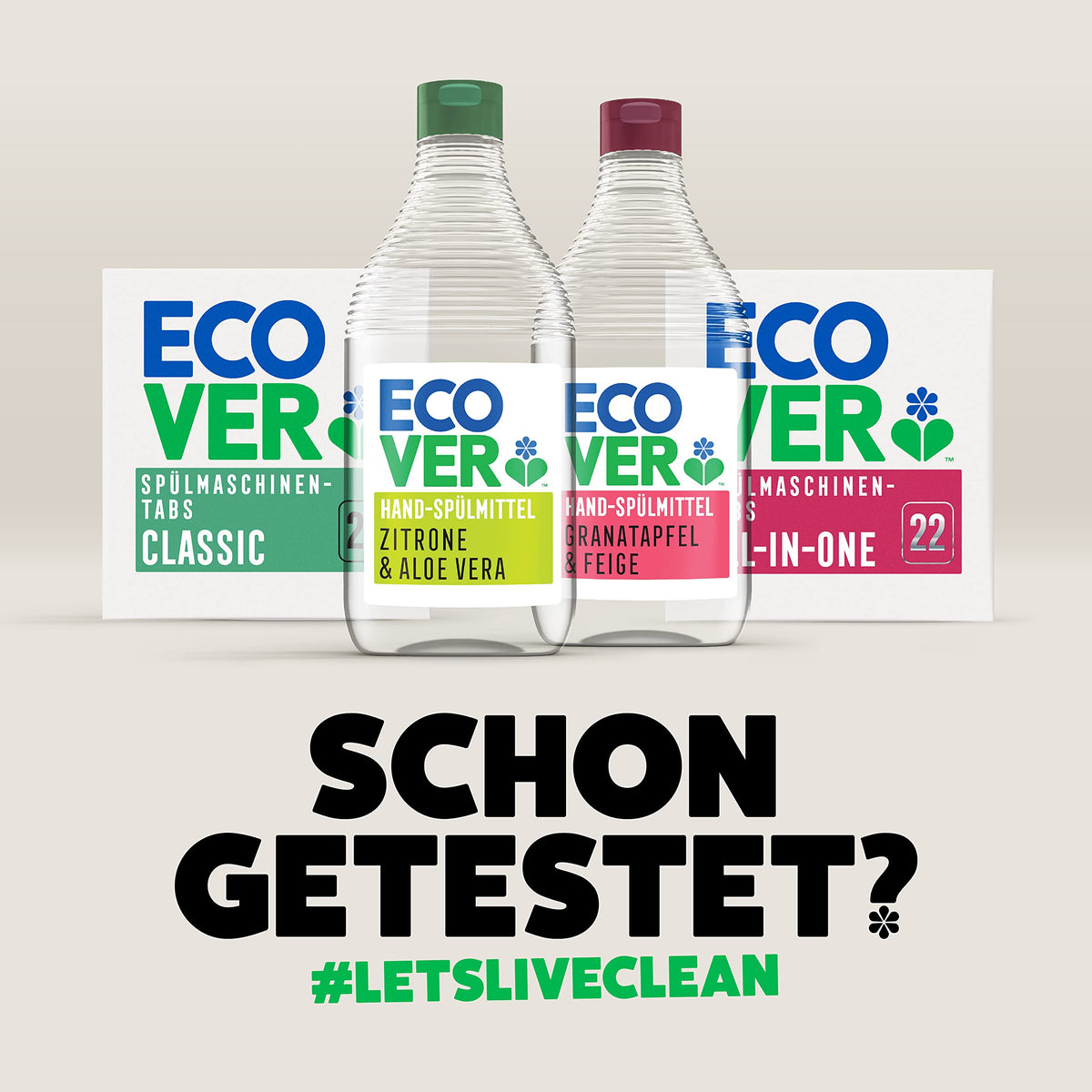 Ecover | Washing Up Liquid Zero | 6 x 450ml