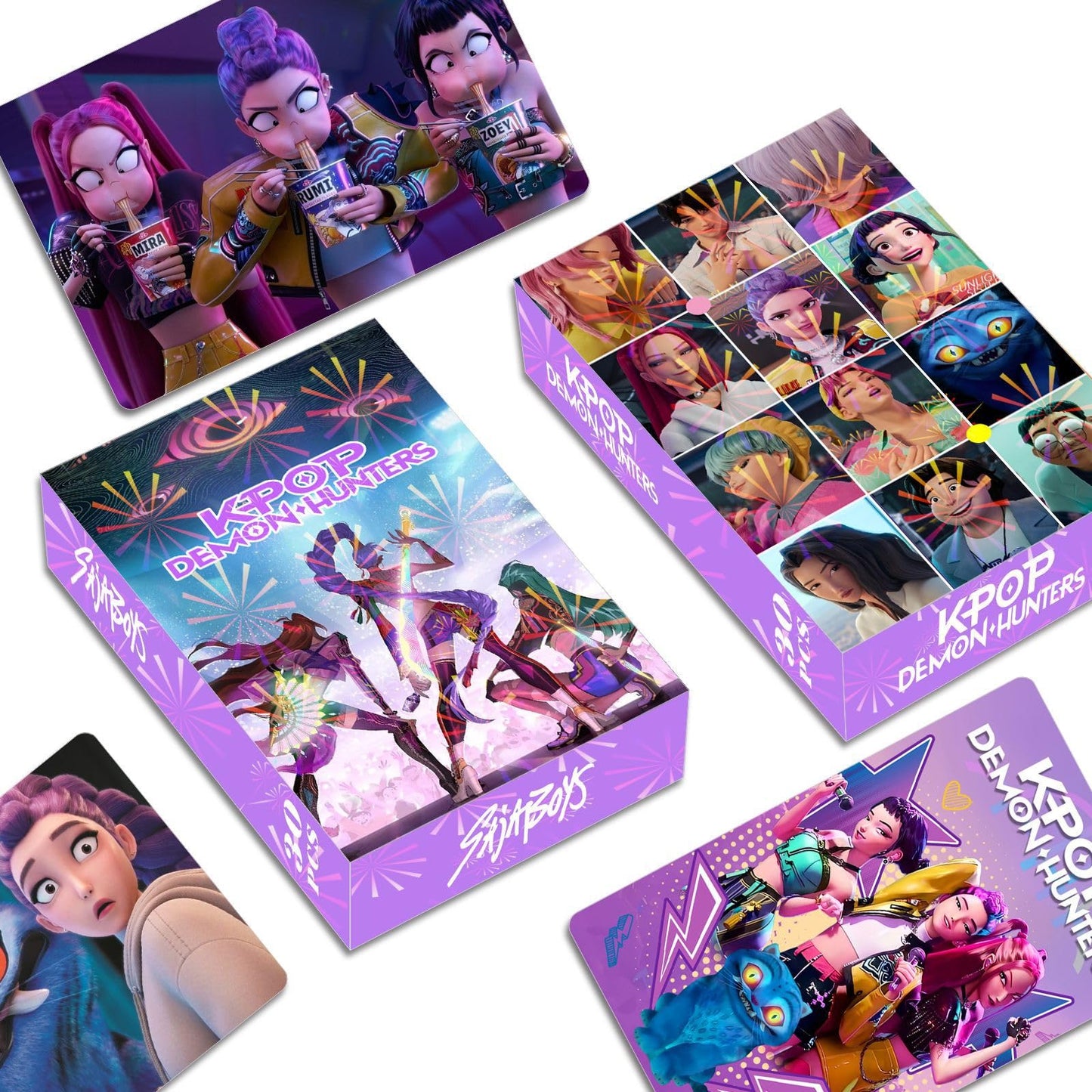 Sanmatic K-Pop Demon LOMO Cards Classic Card Set for Kids Playing for Party Favors and Gift