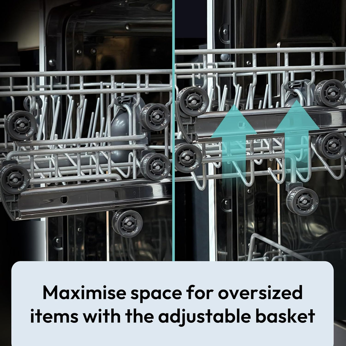 Candy Integrated Slimline Dishwasher, 9 Place Settings, E Class
