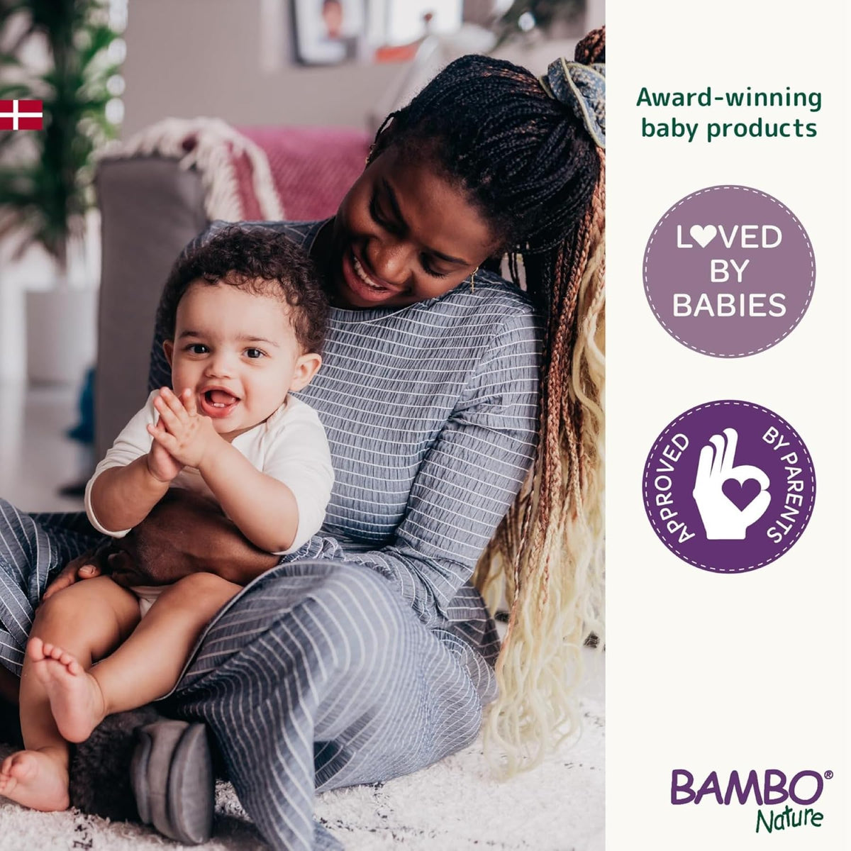Bambo Nature Aqua Wet Wipes, 1 Pack (52 Wipes), 99% Water, Sensitive Skin Safe, Extra Soft Baby Wipes with 100% Veocel Viscose, Irritation Free for Delicate Skin, Fragrance Free, Ideal for Daily Use