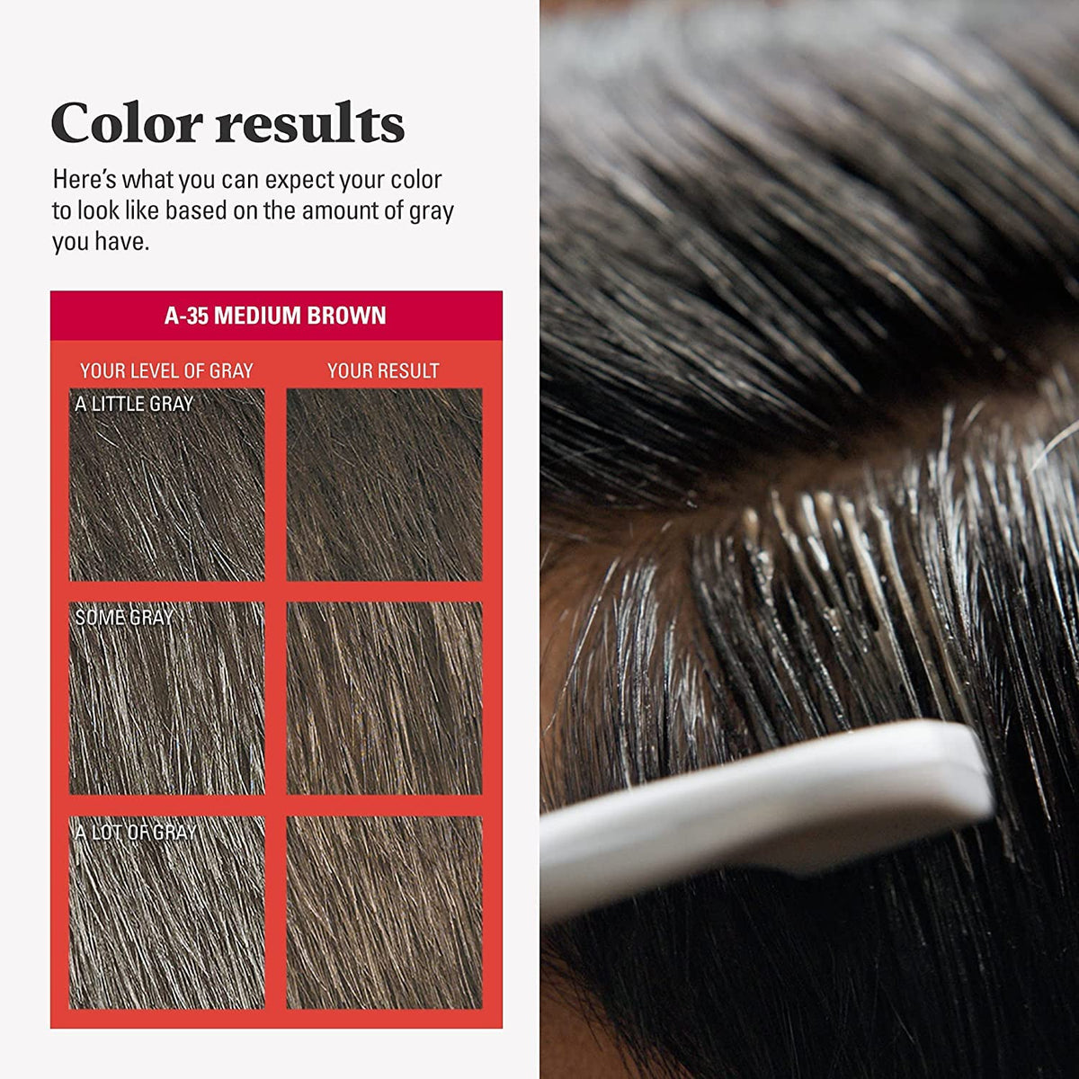 Just for Men Ultra, Hair Colour Dye, A45 Dark Brown