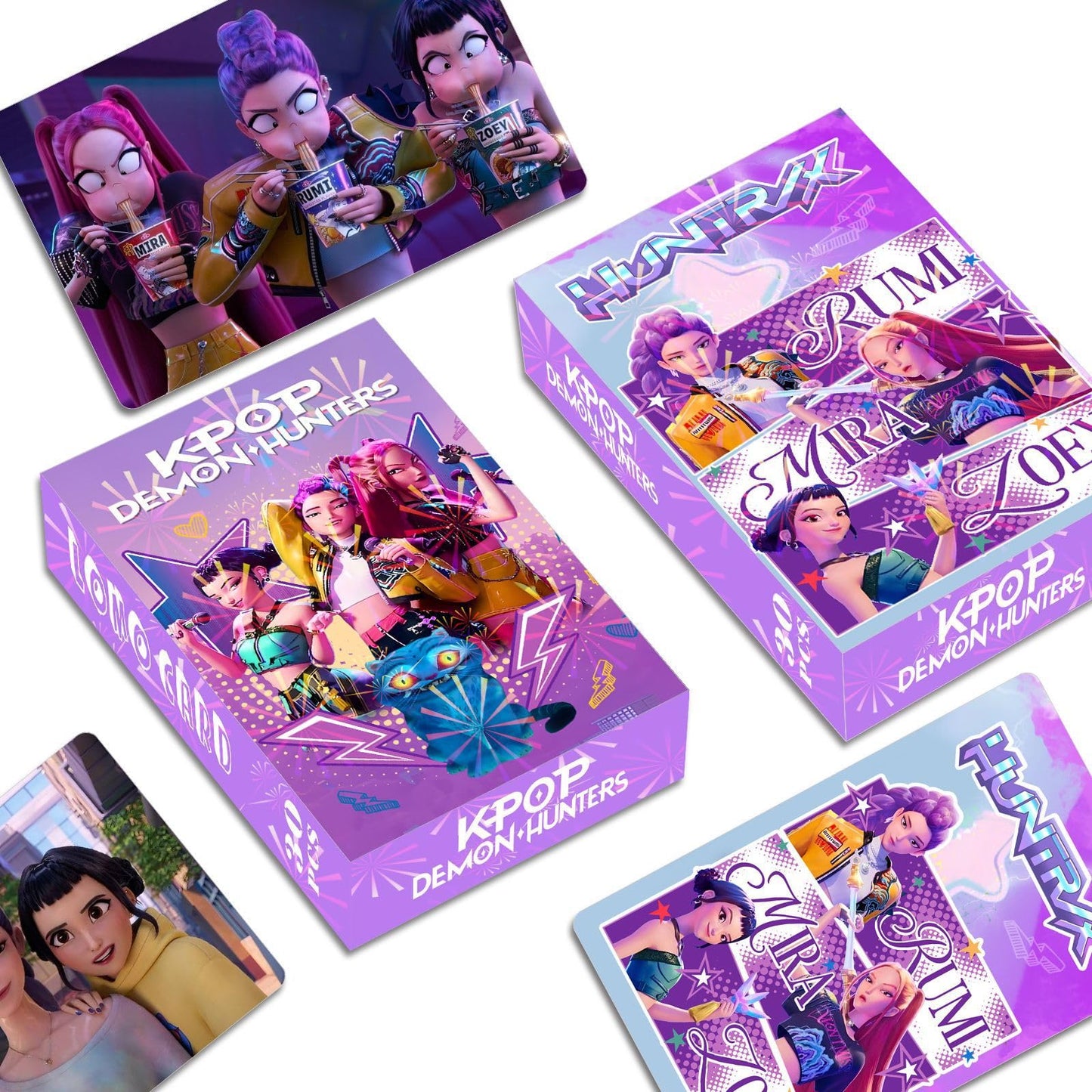 Sanmatic K-Pop Demon LOMO Cards Classic Card Set for Kids Playing for Party Favors and Gift