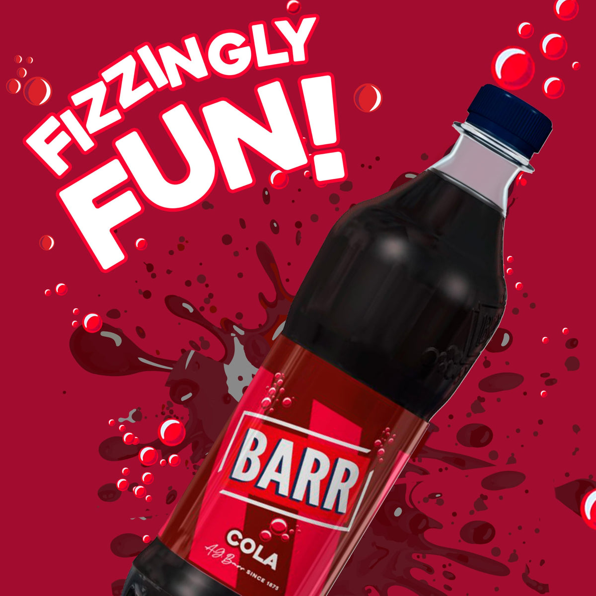 Barr Cream Soda Zero Sugar Sparkling Soft Drink, 24 Pack, 330ml Cans