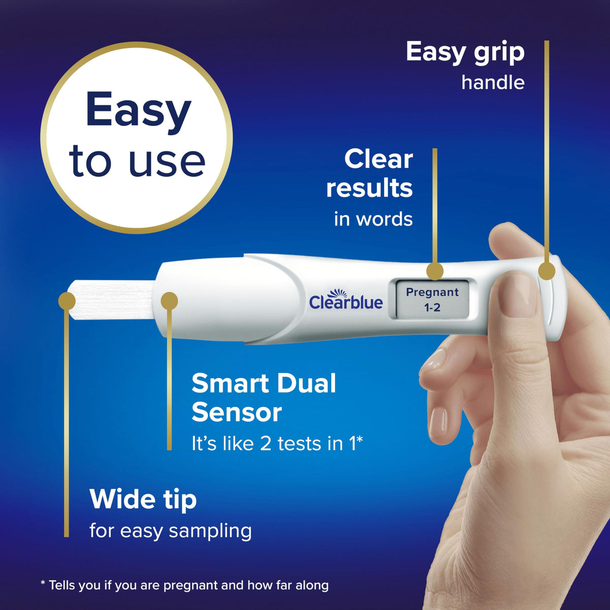 Clearblue Pregnancy Test Digital with Weeks Indicator, 2