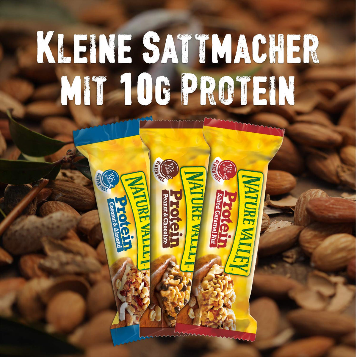 Nature Valley Protein Peanut & Chocolate Gluten Free Cereal Bars 26 x 40g