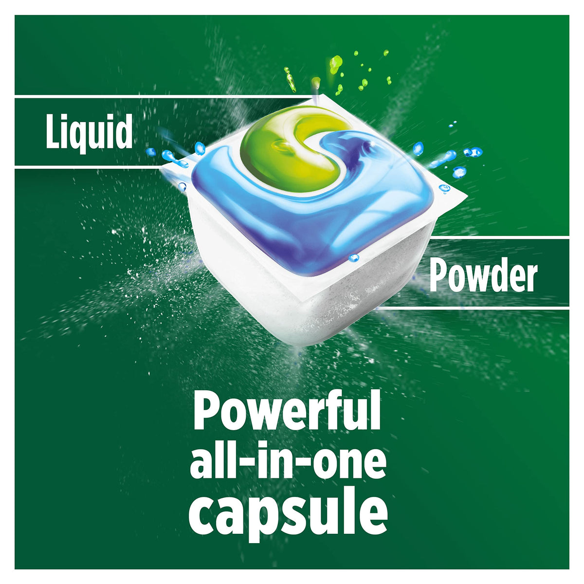 Fairy Original Power Dishwasher Tablets Lemon, 84 Capsules