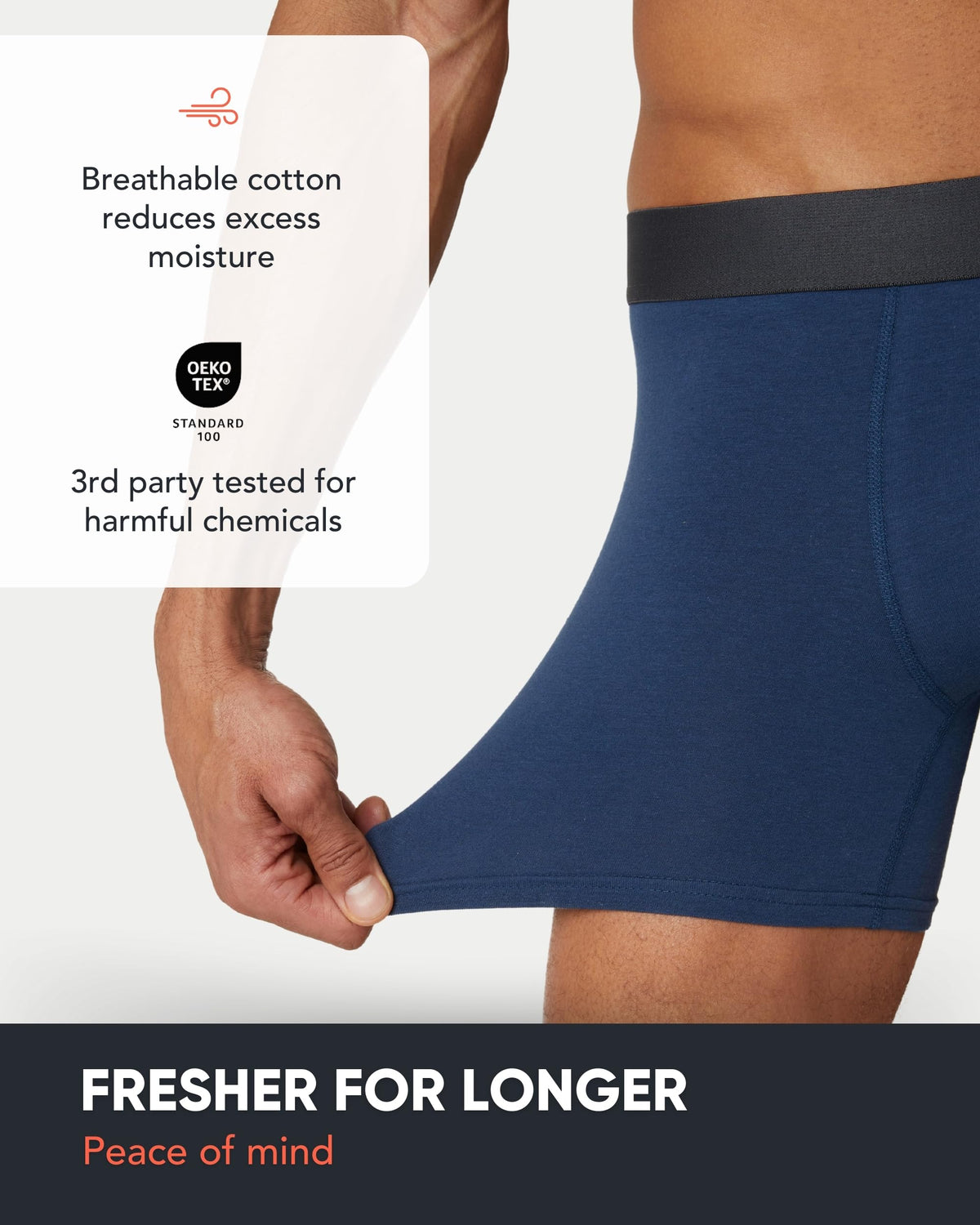 FM London 7-Pack Mens Boxers, Cotton Rich, Soft & Stretchy Mens Underwear