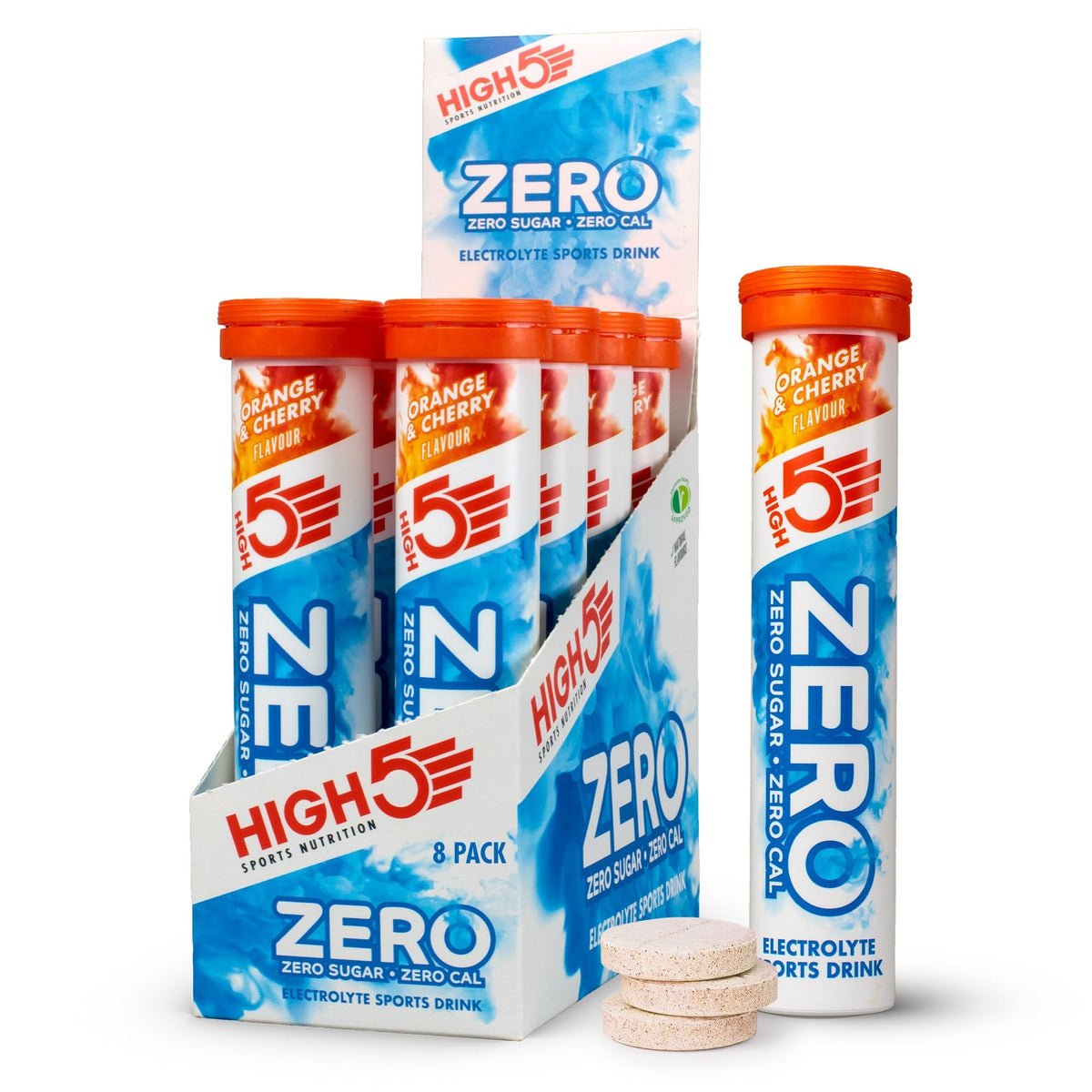 HIGH5 Zero Electrolyte Tablets for Hydration, Berry, 20 Tablets