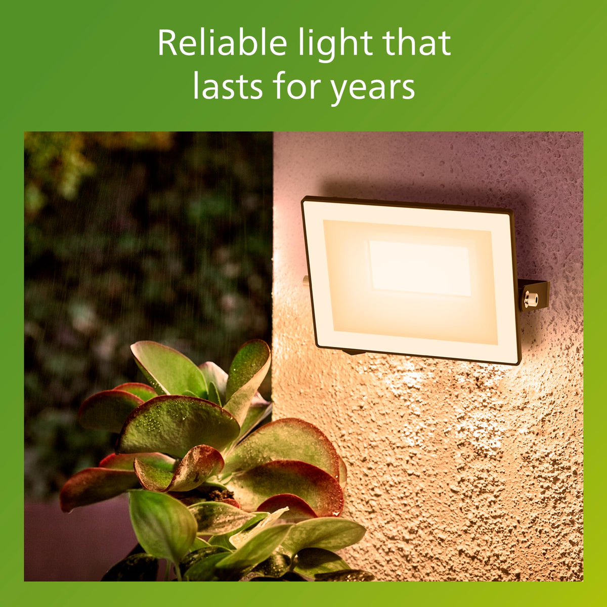 Philips Lois Outdoor Floodlight, White, 10 W