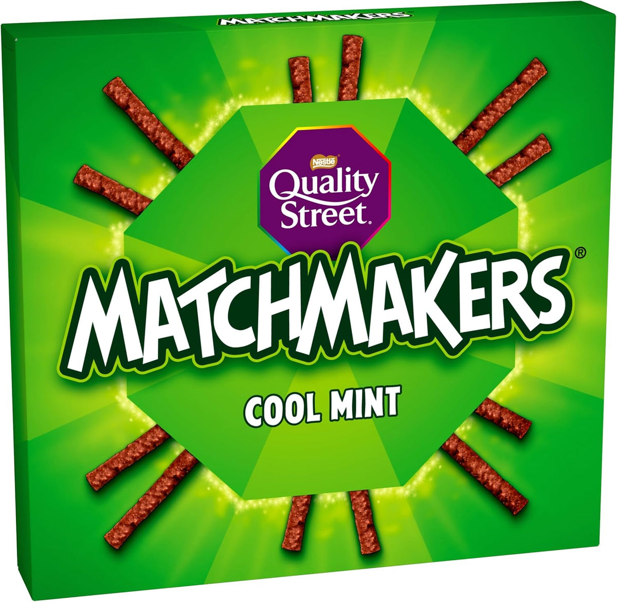 Quality Street Matchmakers Cool Mint Chocolate Box 110g | Pack of 1