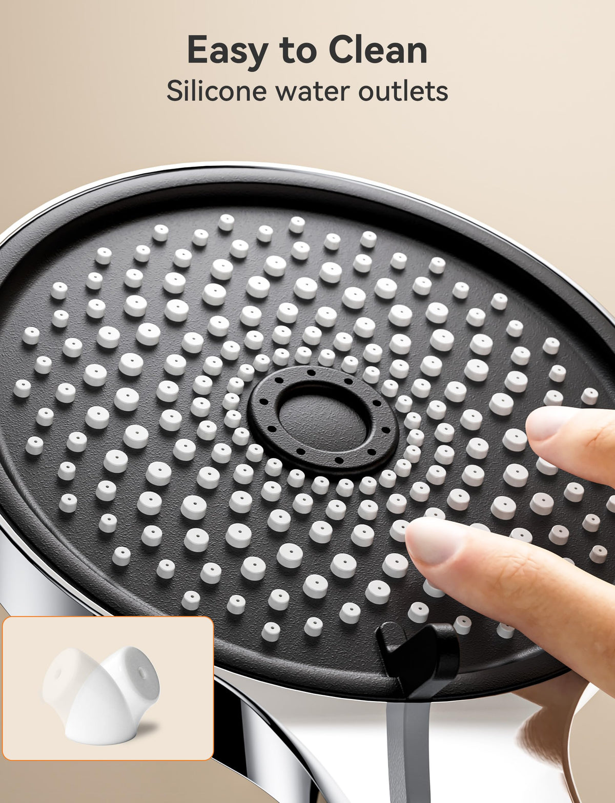 Magichome Shower Head, High Pressure Shower Head with 5 Spray Modes