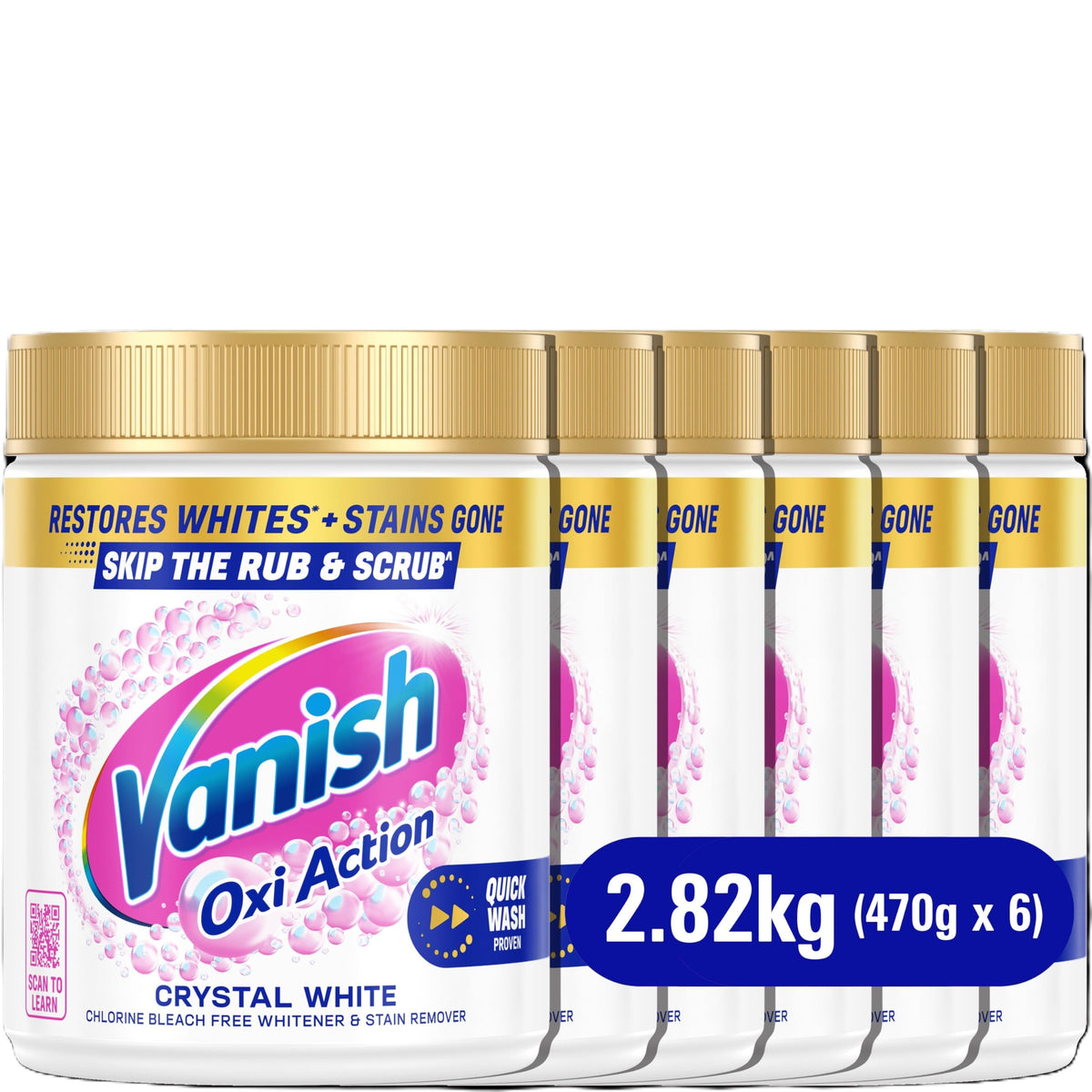 Vanish Gold Crystal White Stain Remover Powder, 1.5kg