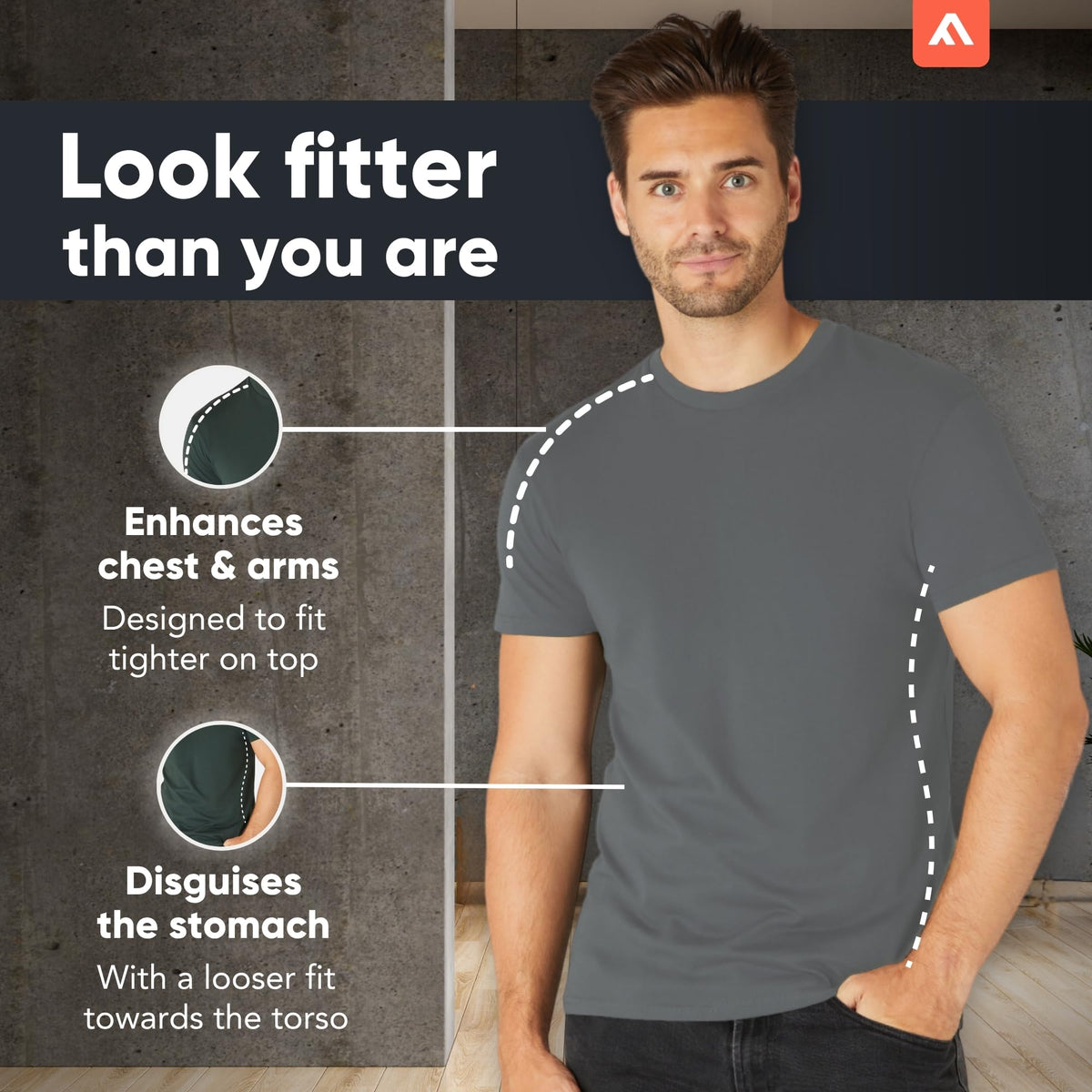 FM London 3/5 Pack Mens T Shirt, Premium Weight, 100% Cotton & Super Soft
