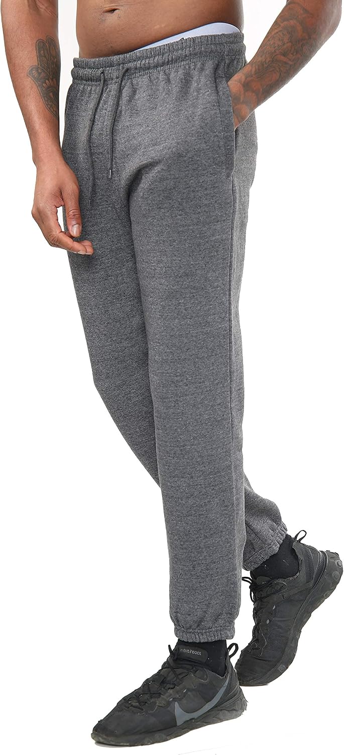 SKYTEX UK Mens Fleece Jogging Bottoms Pants Trousers Casual Sizes S - 8XL, 4 Colours