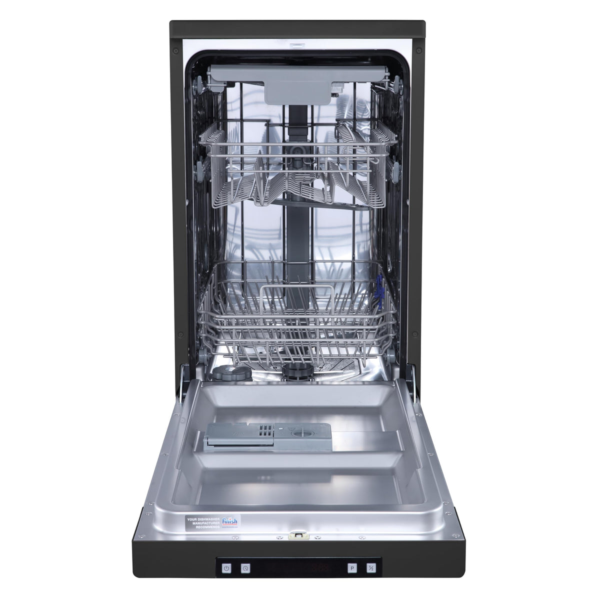 Hisense HS523E15WUK Slimline 10 Places Free Standing Dishwasher White with 30 Minutes Quick Wash [Energy Class E]