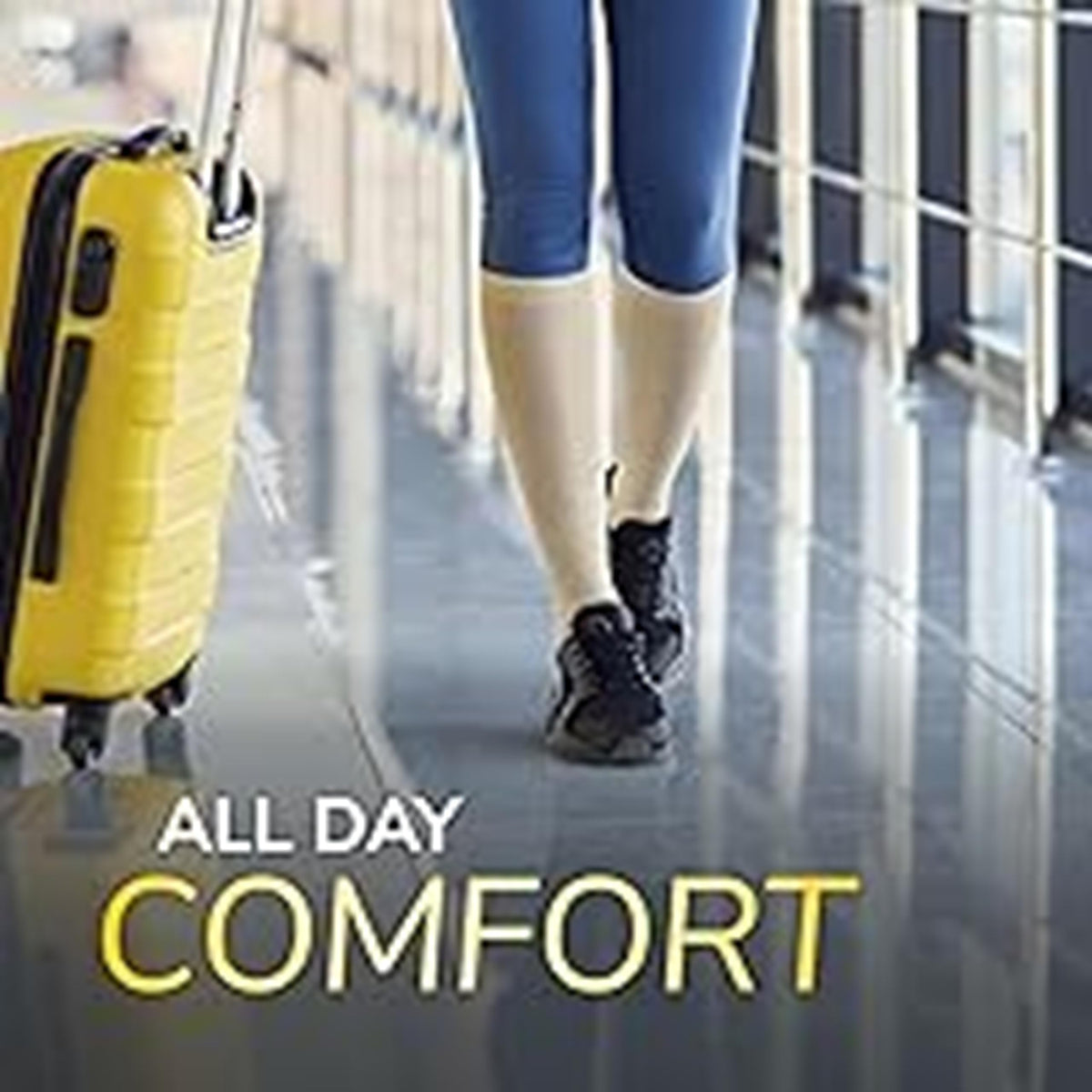 Dr. Scholl's Flight Socks - Clinically Proven Compression Socks for Flight Travel - Help Prevent Swollen Ankles and Deep Vein Thrombosis