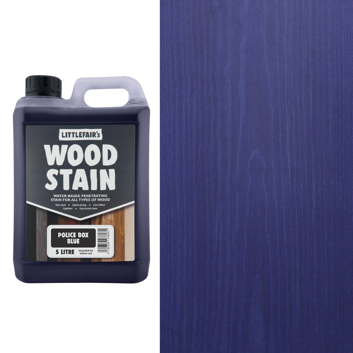 Littlefair's Wood Stain Water-Based - (Very Red Mahogany) – Non-Toxic, Eco-Friendly & Quick Drying - Easy-to-Apply, Concentrated Formula for All Wood Types – 15ml Tester Pot