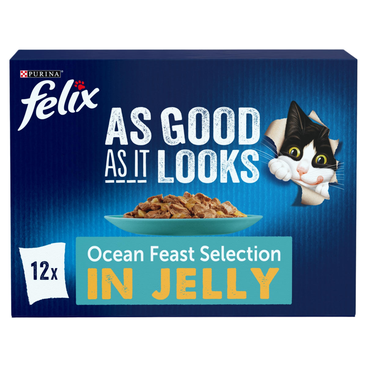 FELIX Doubly Delicious Countryside Selection in Jelly Wet Cat Food 40x85g