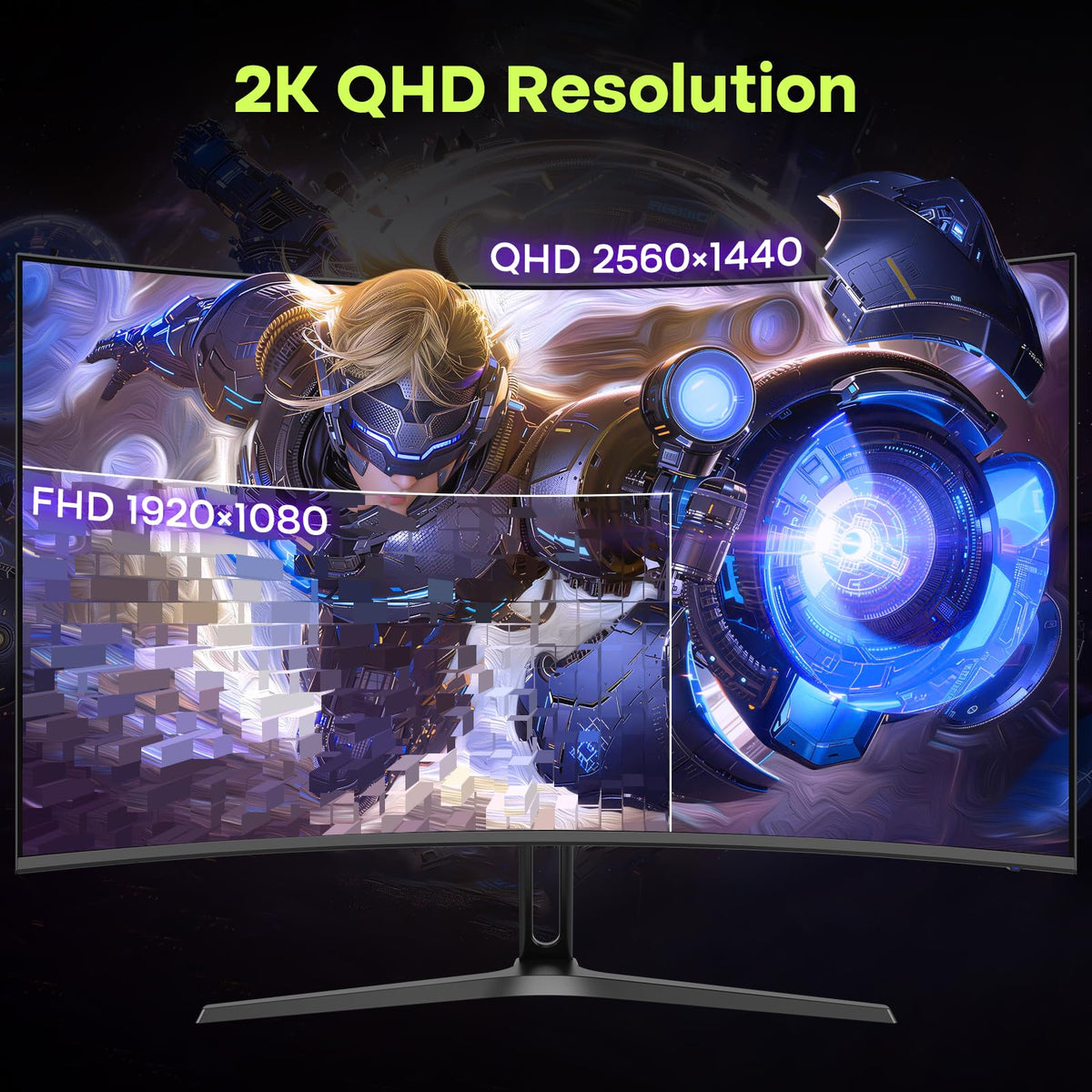 Amzfast 24 Inch 200Hz Gaming Monitor, FHD 1080P Fast IPS, 1ms MPRT, Adaptive Sync, AI-Crosshair, 110% sRGB, HDR, Low Blue Light, HDMI2.0&DP1.4, VESA75x75mm for PC Desktop Laptop PS5 Xbox, G24X1W