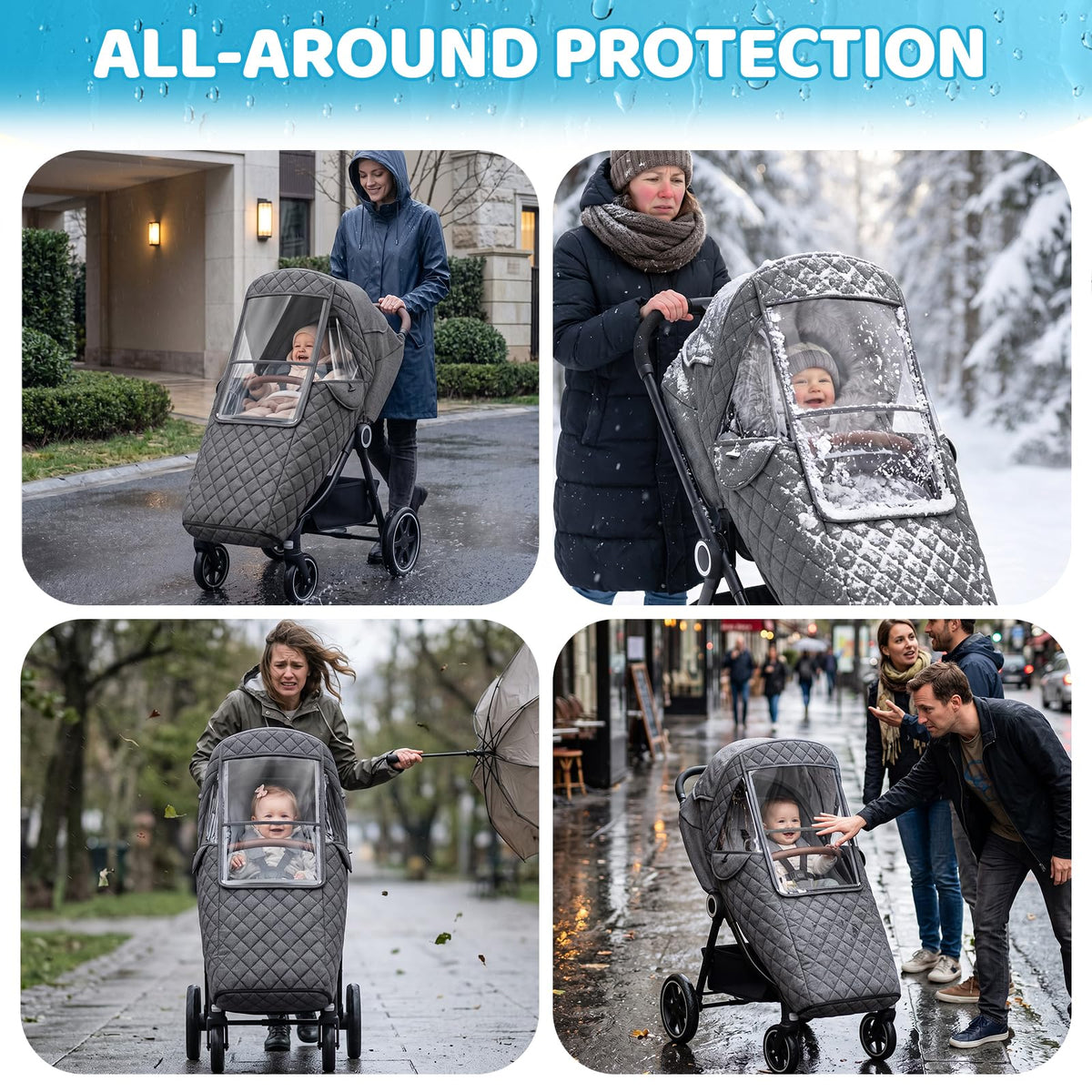 Orzbow Universal Rain Cover, Easy Access Door