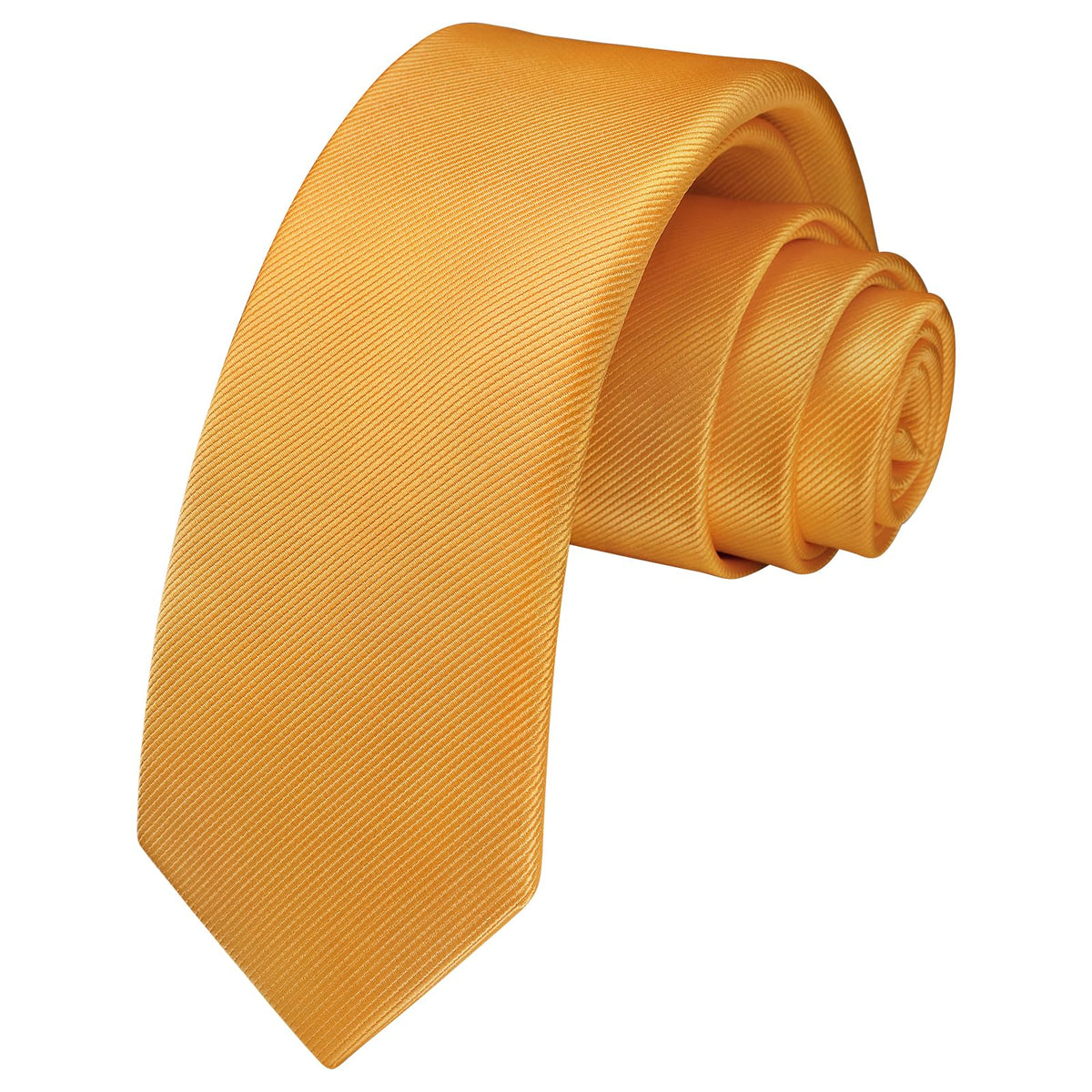 HISDERN Skinny Tie Solid Color 6cm Slim Ties for Men Wedding Classic Formal Business Necktie