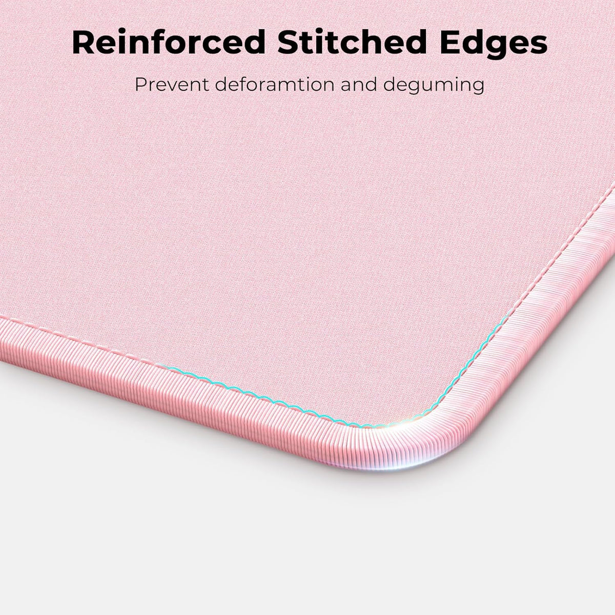 cimetech Gaming Mouse Pad 800 * 300 * 3 MM, Extended Large Mouse Mat Computer Keyboard Desk Pad with Anti-Slip Rubber Base Comfortable Waterproof Soft Cloth, Improved Precision and Speed - Black