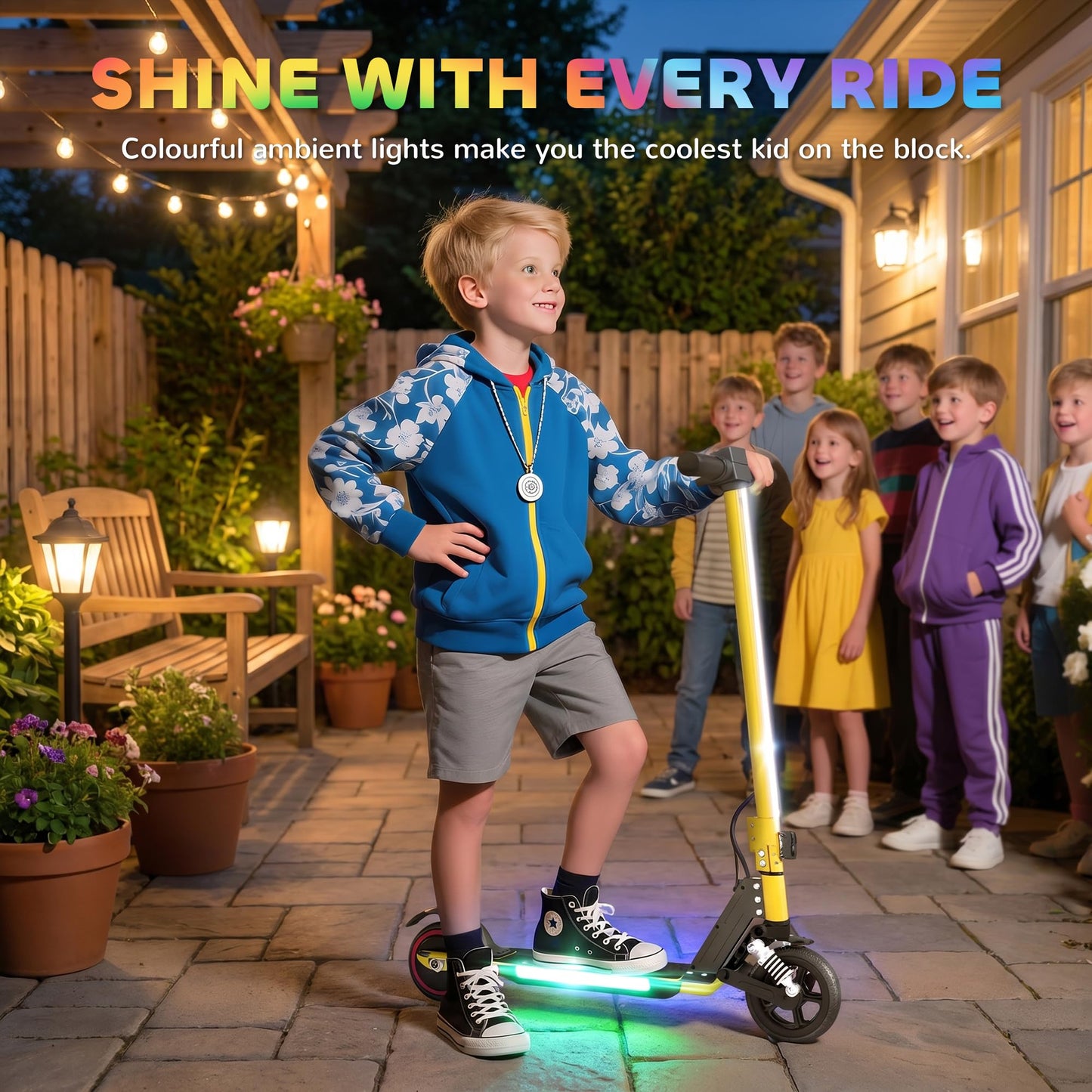 SPORTNOW Kids Electric Scooter — 150W, 14 km/h, 6 km Range, Foldable | CE Certified