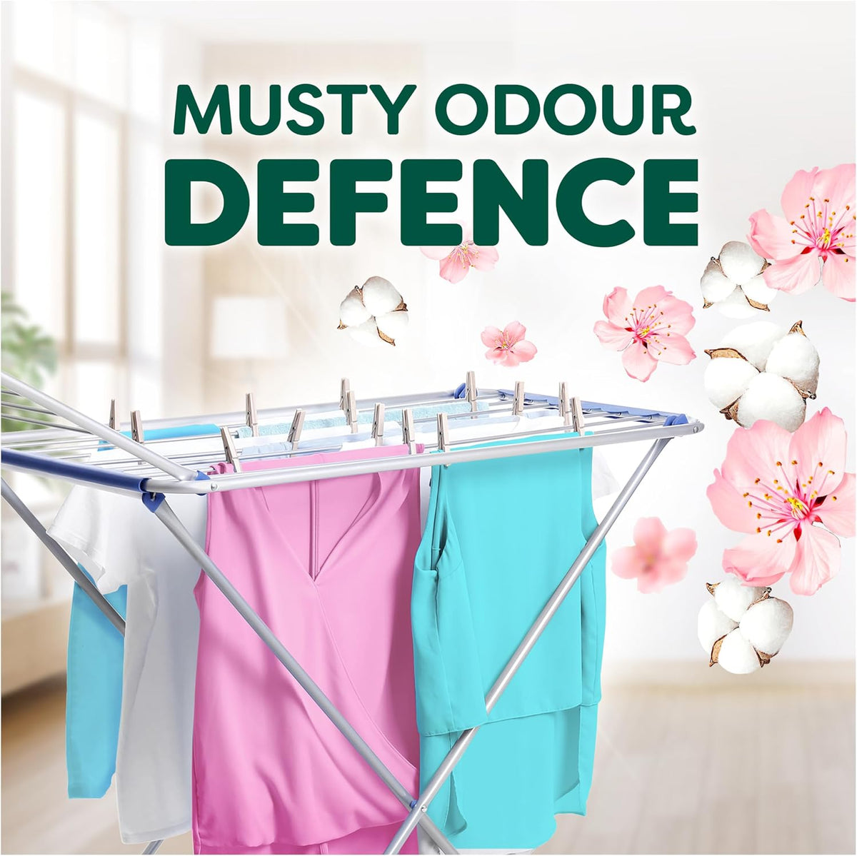 Fairy Outdoorable Fabric Softener, Cherry Blossom & Nordic Cotton, 105W
