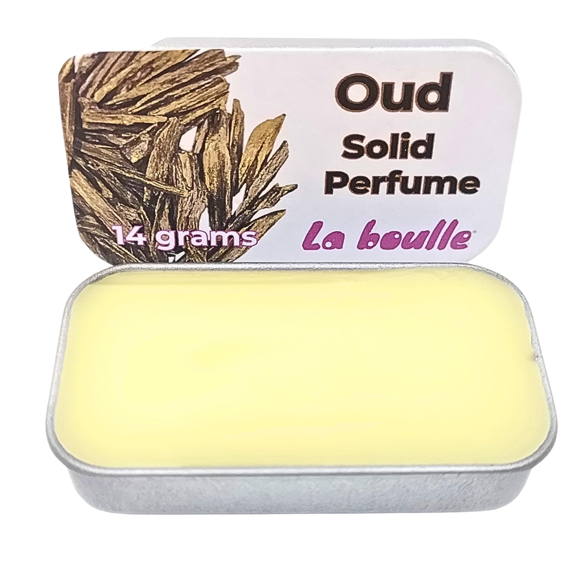 Sandalwood Solid Natural Perfume Balm. For sensitive skin. Handmade in UK.