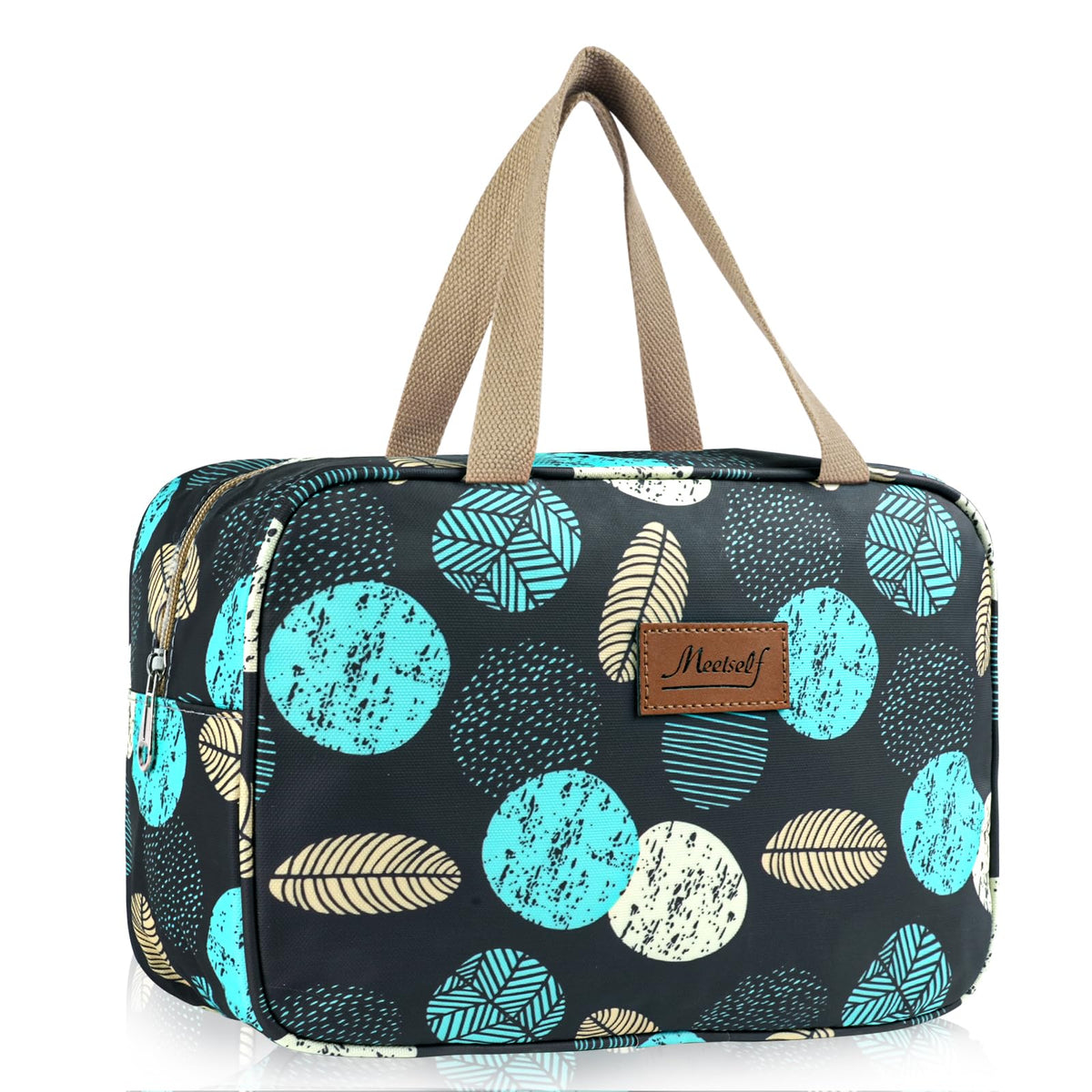 Aucuu Toiletry Bag, Large Full Size Toiletry Bag, Travel Hand-Held Make up Wash Bags, Portable Waterproof Toile-Try Kit, Bathroom Storage Case, Cosmetic Organizer for Travel, Camping for Women Girl