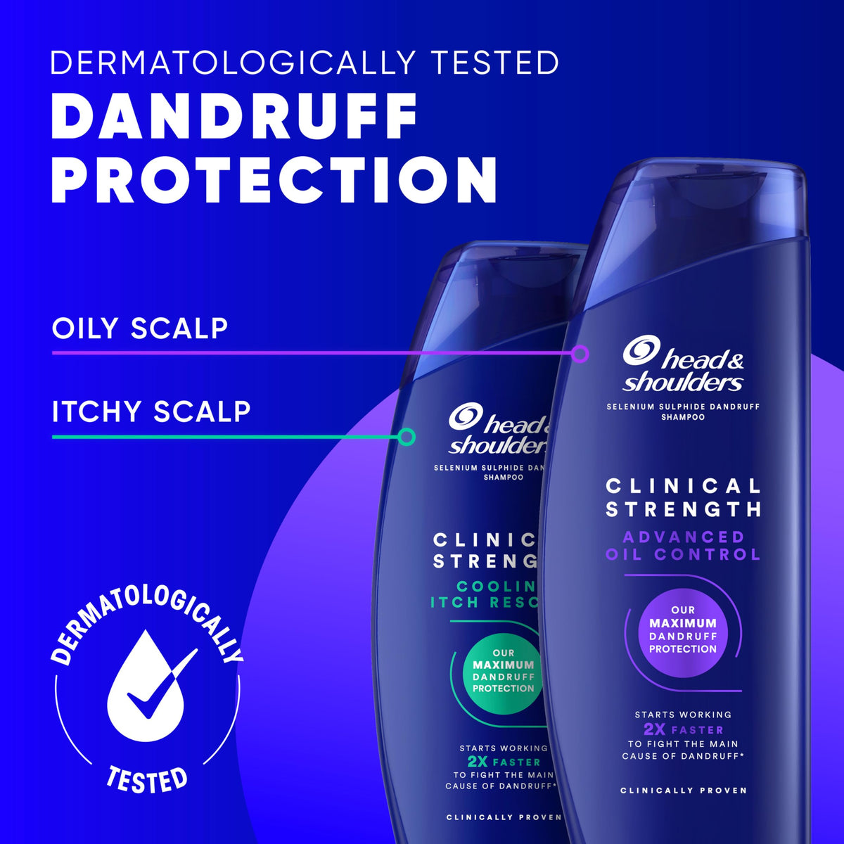 Head & Shoulders Classic Clean 2in1 Anti Dandruff Shampoo, 1000ml. Up to 100% Flake Free, Clinically Proven. For Any Hair and Scalp Type. For Daily use. Clean Feeling