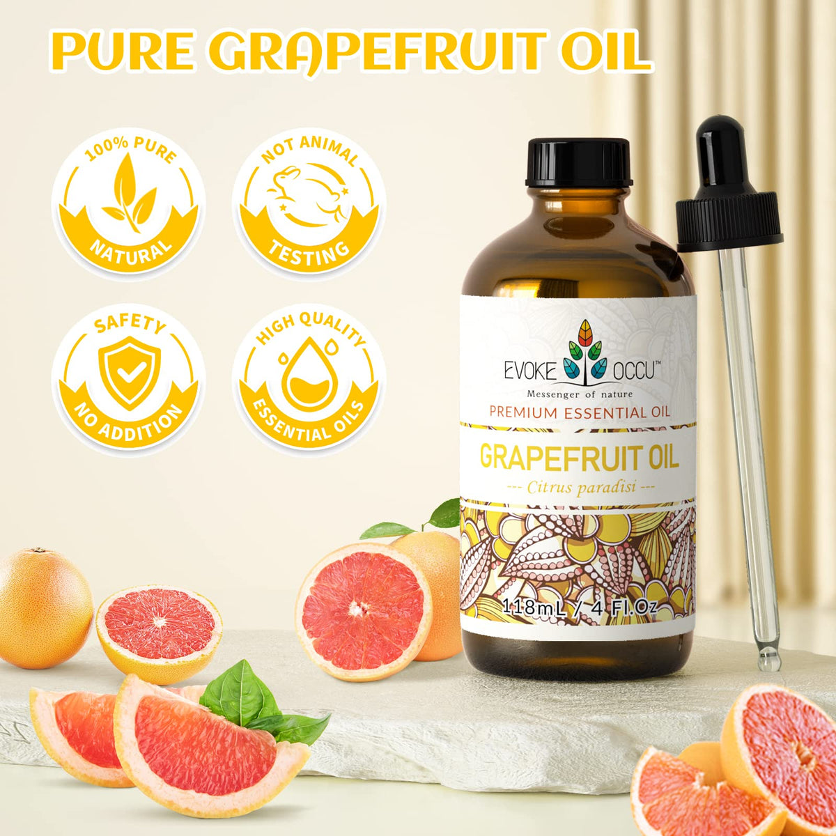 EVOKE OCCU Myrrh Essential Oil for Diffuser, Candle & Skin