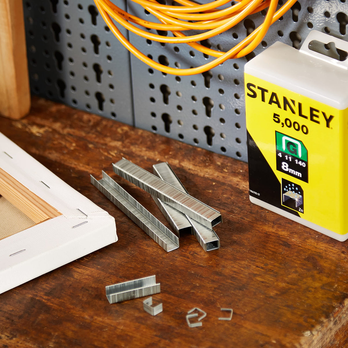 STANLEY 14mm Heavy-Duty Staples, Type G, Pack of 1000, 1-TRA709T
