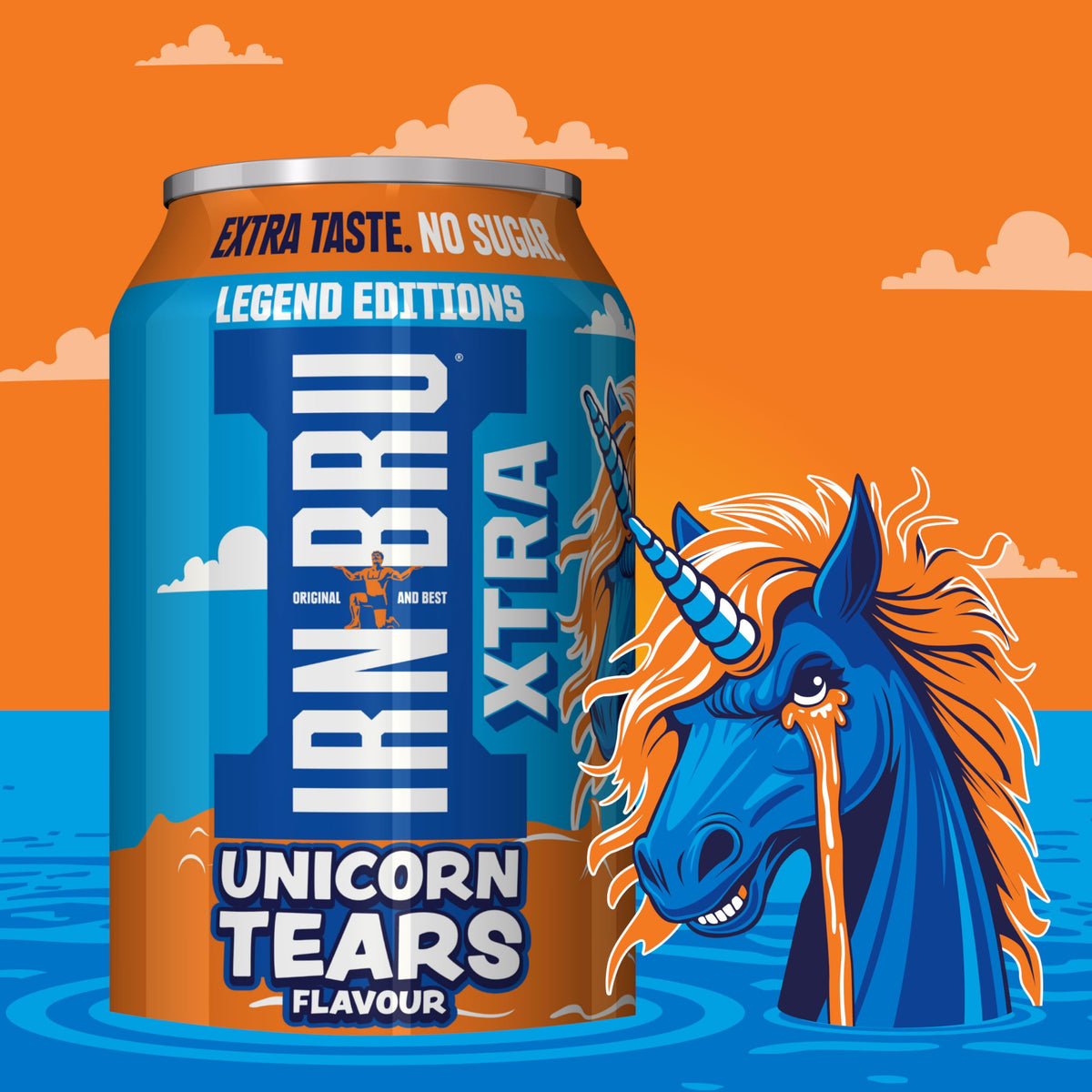 IRN-BRU Carbonated Soft Drink, 24 Pack, 330ml Cans