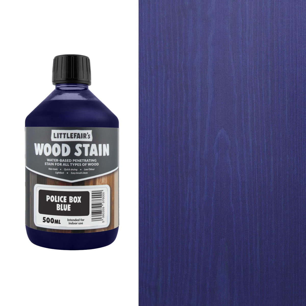 Littlefair's Wood Stain Water-Based - (Very Red Mahogany) – Non-Toxic, Eco-Friendly & Quick Drying - Easy-to-Apply, Concentrated Formula for All Wood Types – 15ml Tester Pot