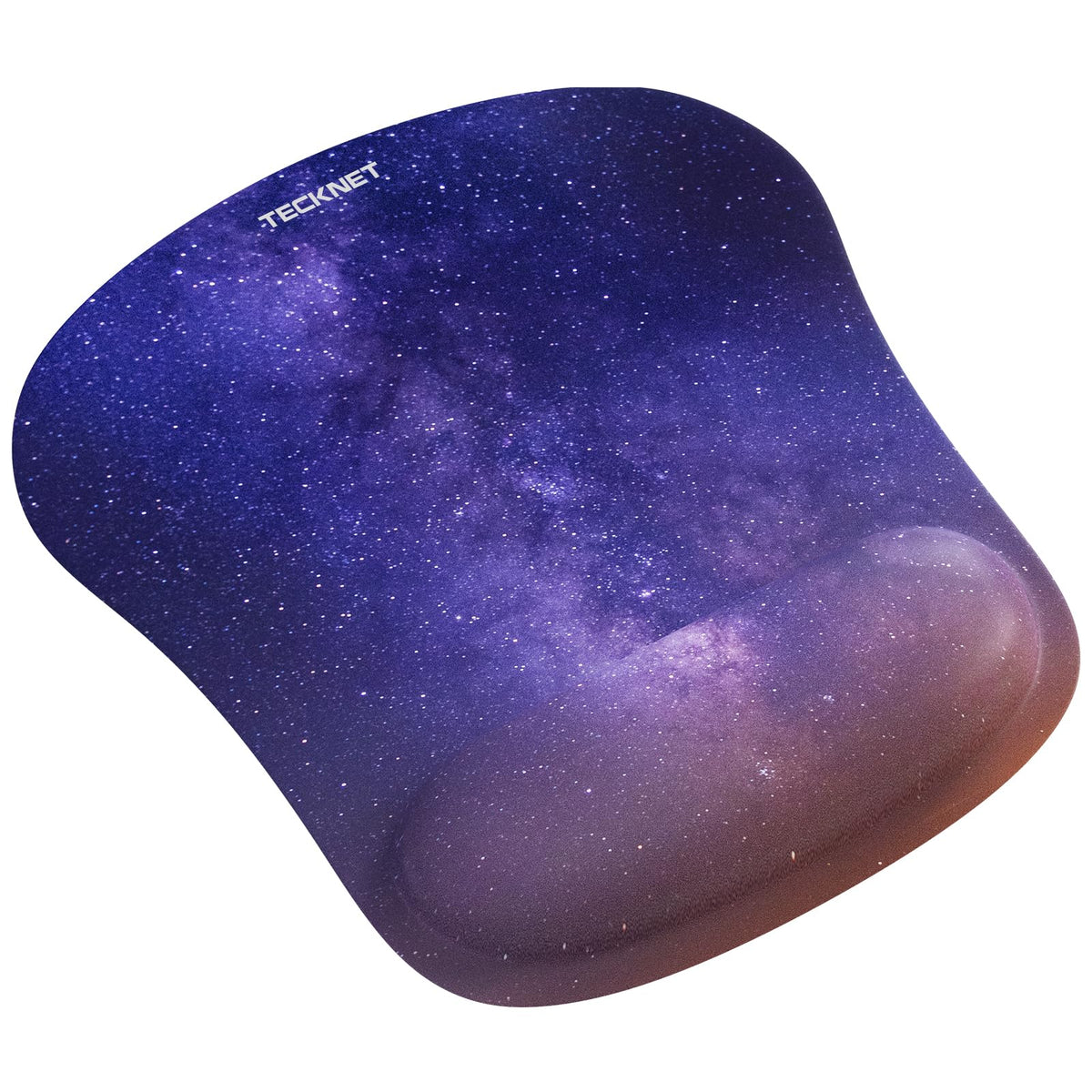 TECKNET 3 Packs Mouse Mat Wrist Support, Mouse Pad with Memory Foam Rest