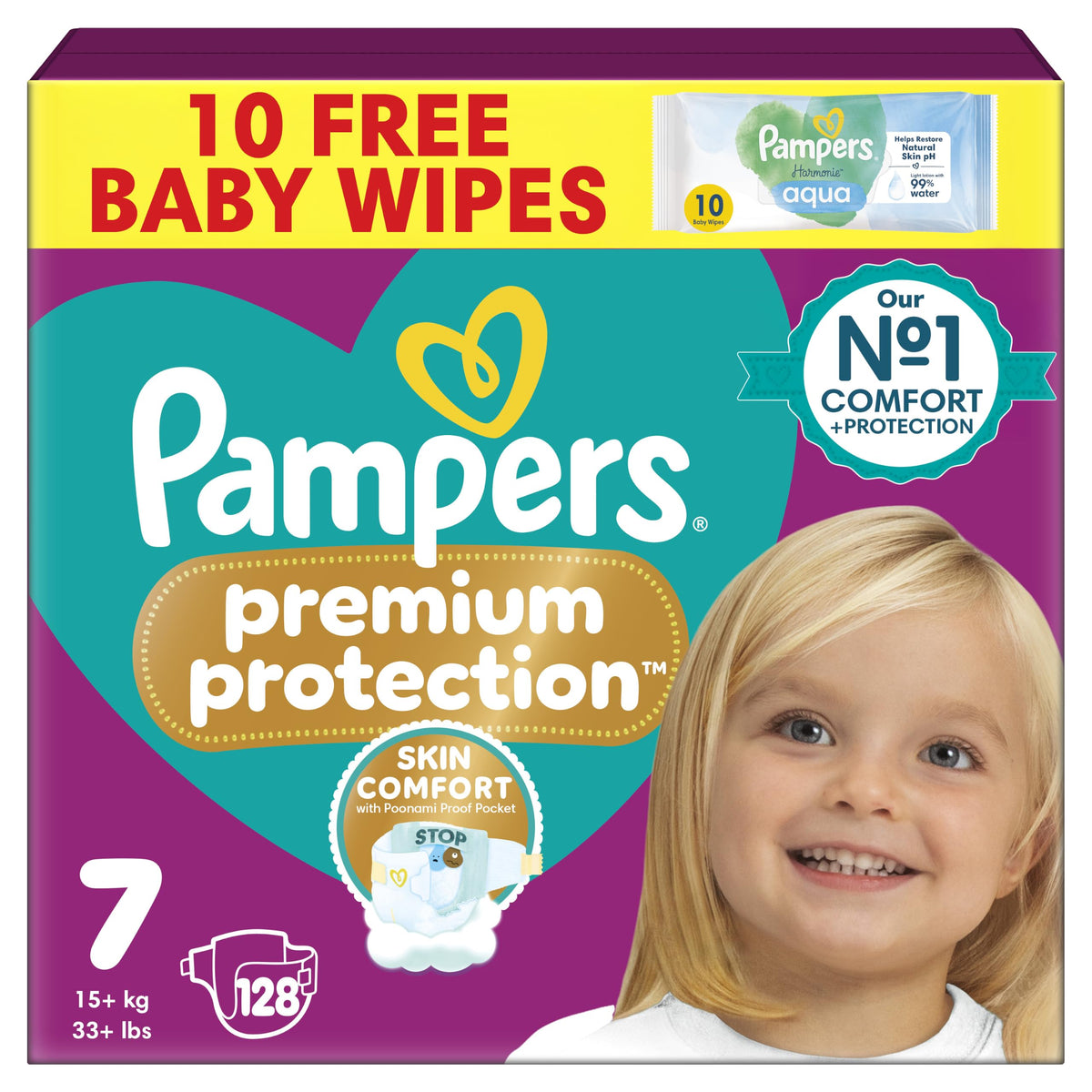 Pampers Premium Protection Nappies Size 5