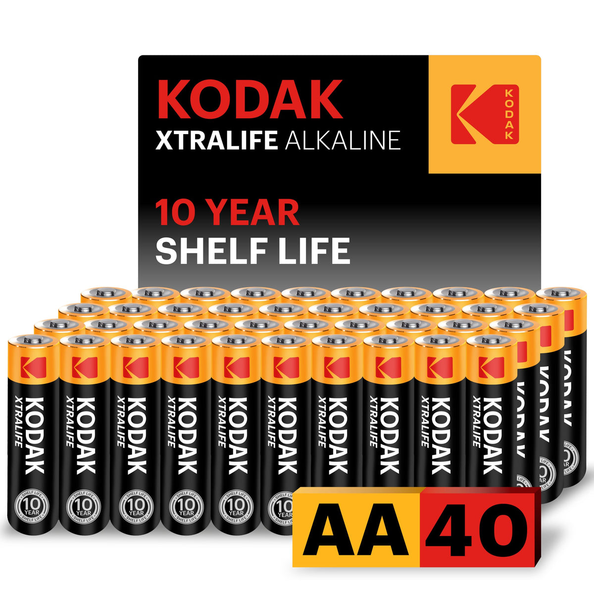 KODAK AAA Alkaline Batteries (24 Pack) Triple A Battery, LR03 1.5V