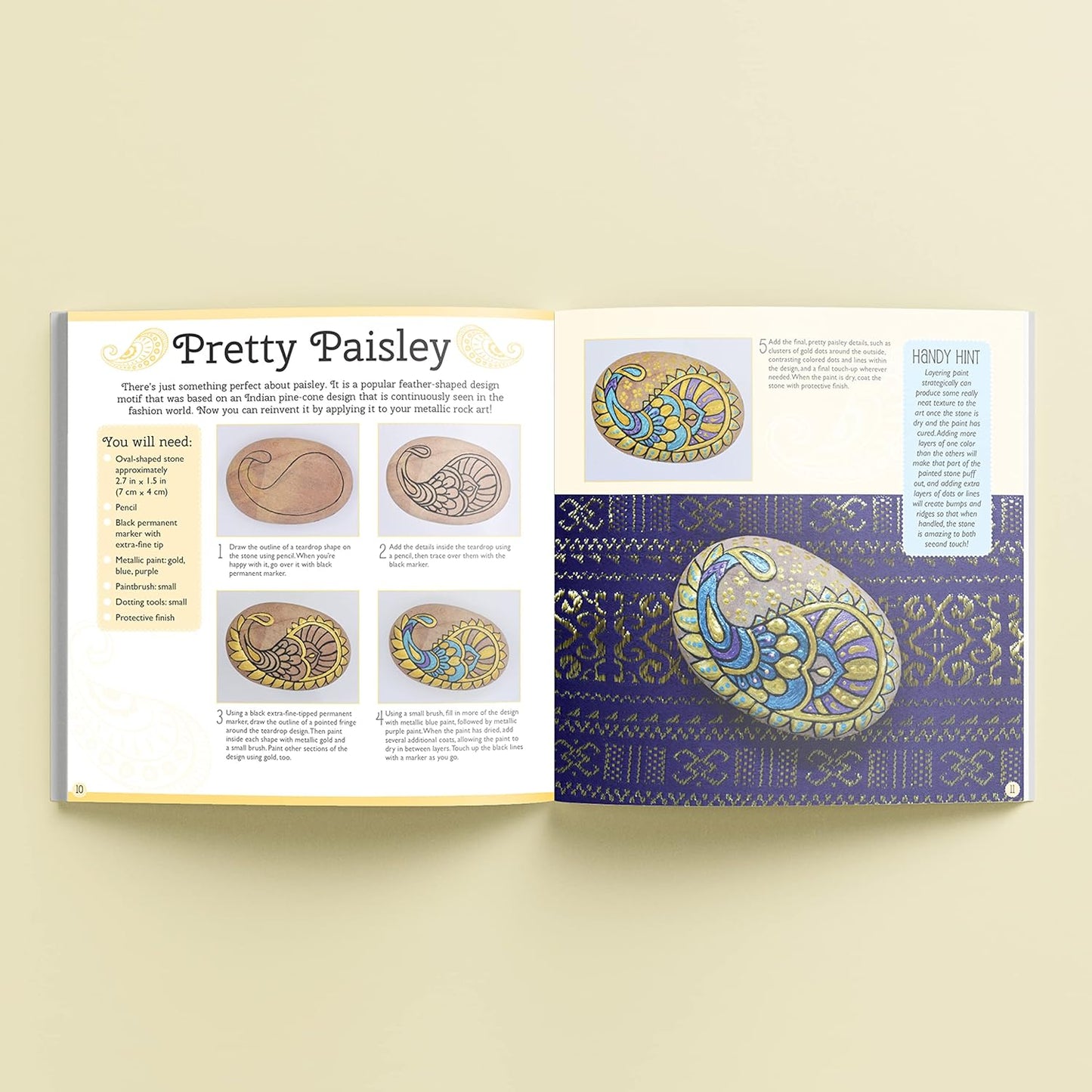 Hinkler - Metallic Rock Painting - Rock Painting Complete Starter Kit - Arts and Crafts for Everyone - Gift for Art Lovers - Includes Rocks, Metallic Paint and More [Paperback] Pty Ltd