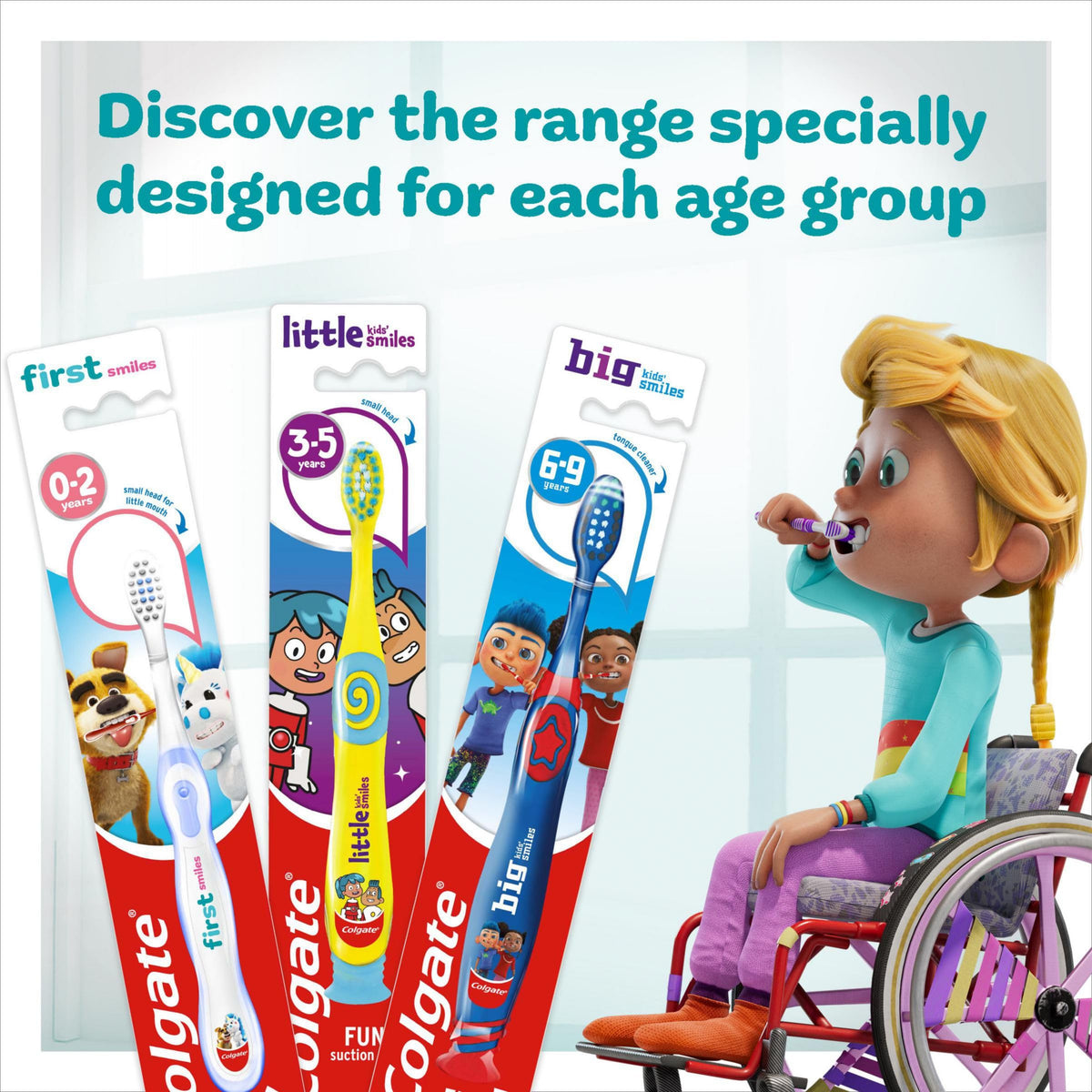 Colgate Kids Bluey Toothbrush 3-5 Years, 2 Pack