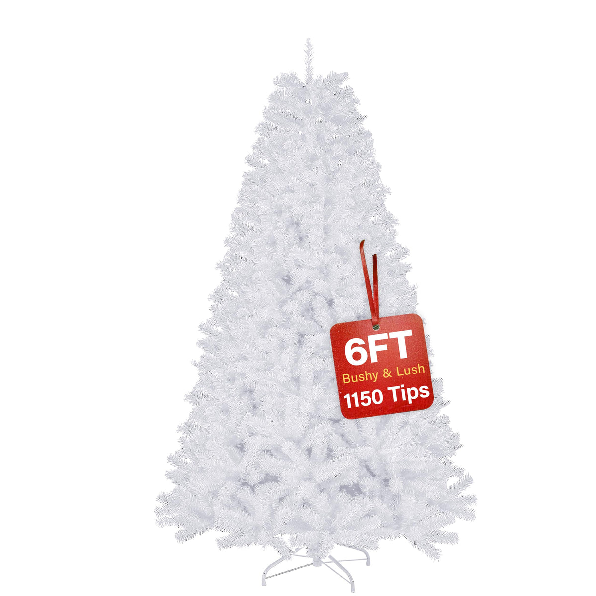 7ft Premium Christmas Tree 1432 Branch Tips Green Xmas Trees Bushy Artificial Christmas Tree Pine Tree with Metal Stand Easy to Assemble Realistic Spruce Branches Christmas Tree for Indoor and Outdoor