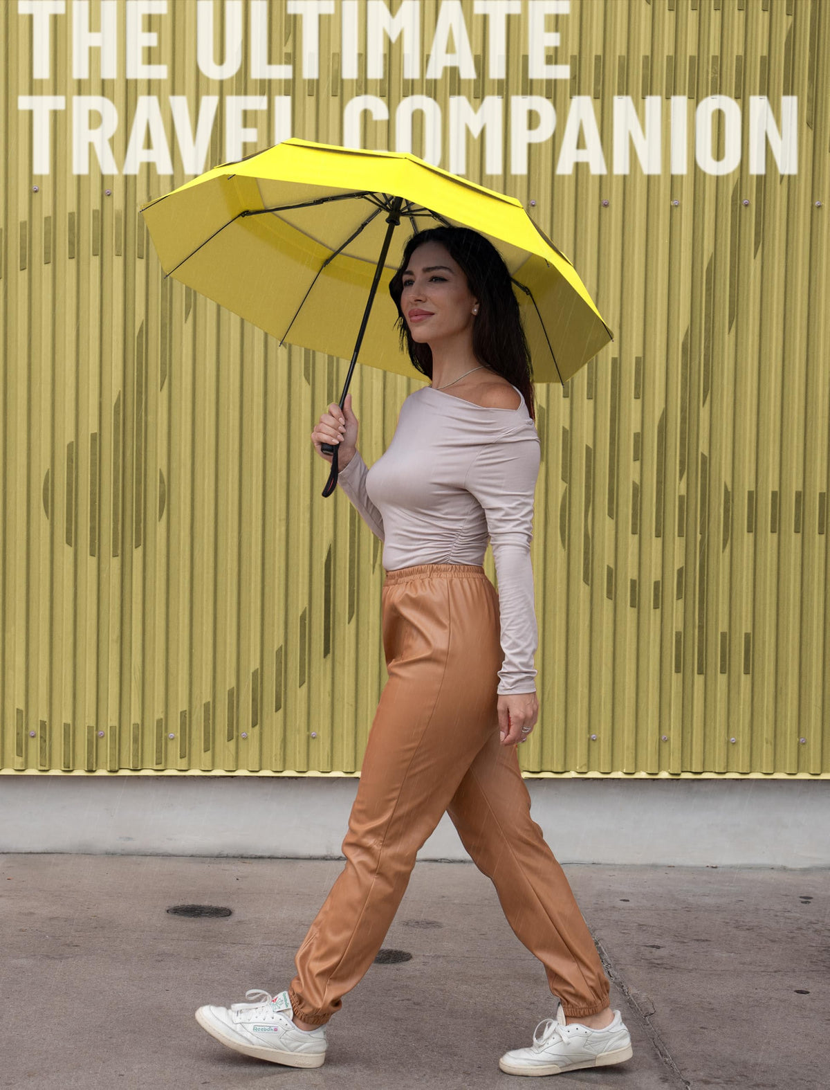 Repel Windproof Travel Umbrella - Compact & Withstands Winds up to 100MPH, Strongest Premium Auto Folding Umbrella for Rain and Sun - Durable, Light & Portable for Women & Men, Fits Backpack & Cars