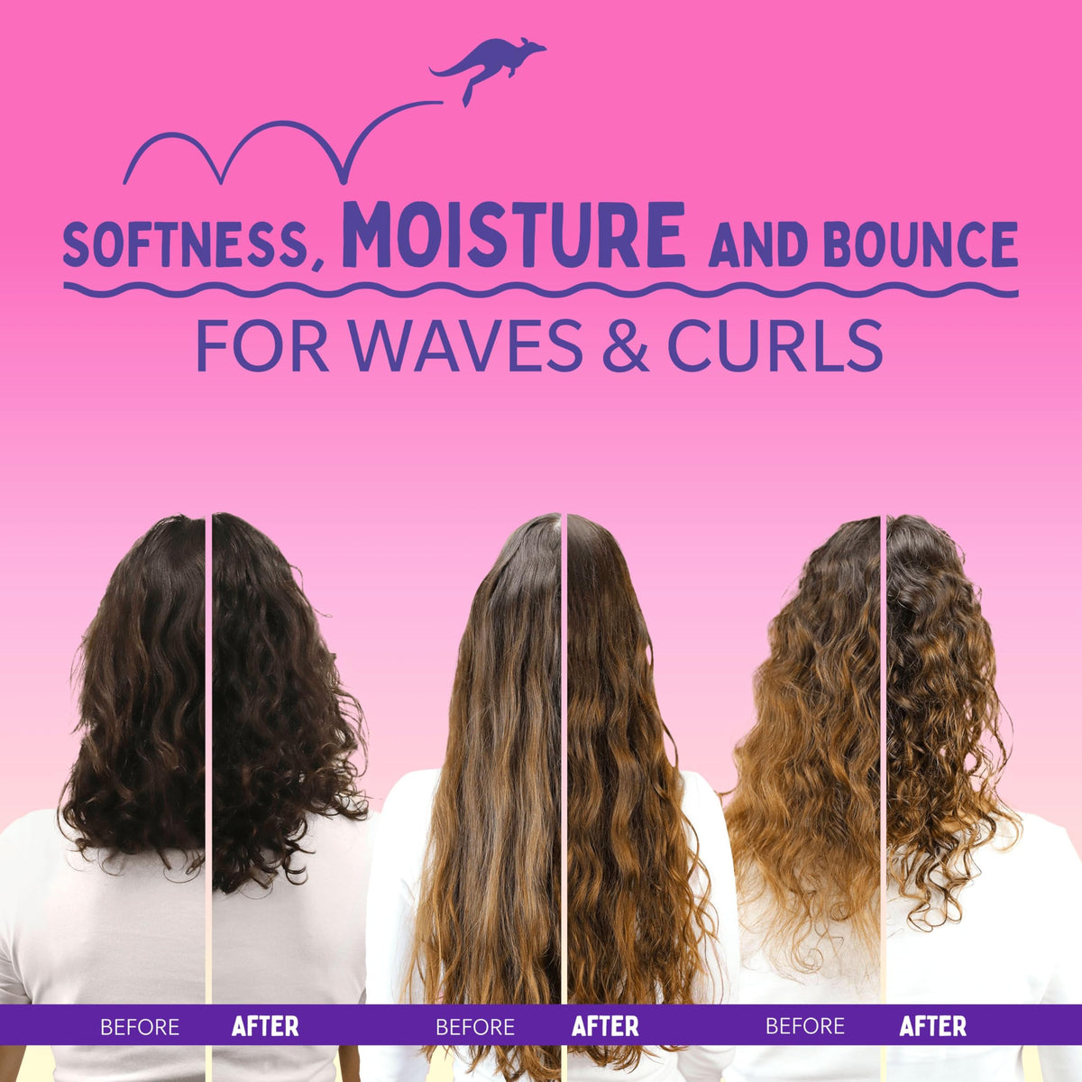 Aussie Miracle Moist Shampoo 1L Pump to Restore Brittle & Dry Hair