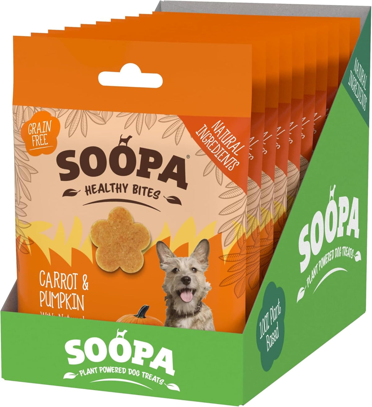 Soopa Strawberry Dog-Quiri Healthy Bites, Dog Training Treats, 50 g, 1-Pack