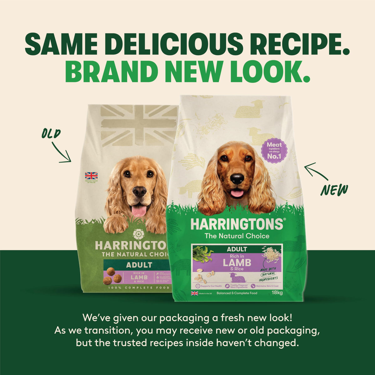 Harringtons Complete Dry Adult Dog Food Lamb & Rice 15kg