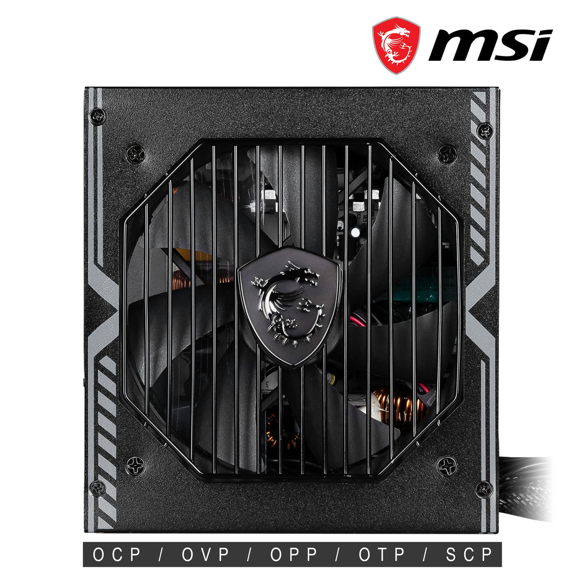 MSI MAG A750GL PCIE5 Power Supply Unit, 750W, 80 Plus Gold, Fully Modular, ATX 3.0, PCIe 5.0 GPU Support, 120mm FDB Fan, Full-Bridge LLC, Flat Black Cables - 7 Year Warranty