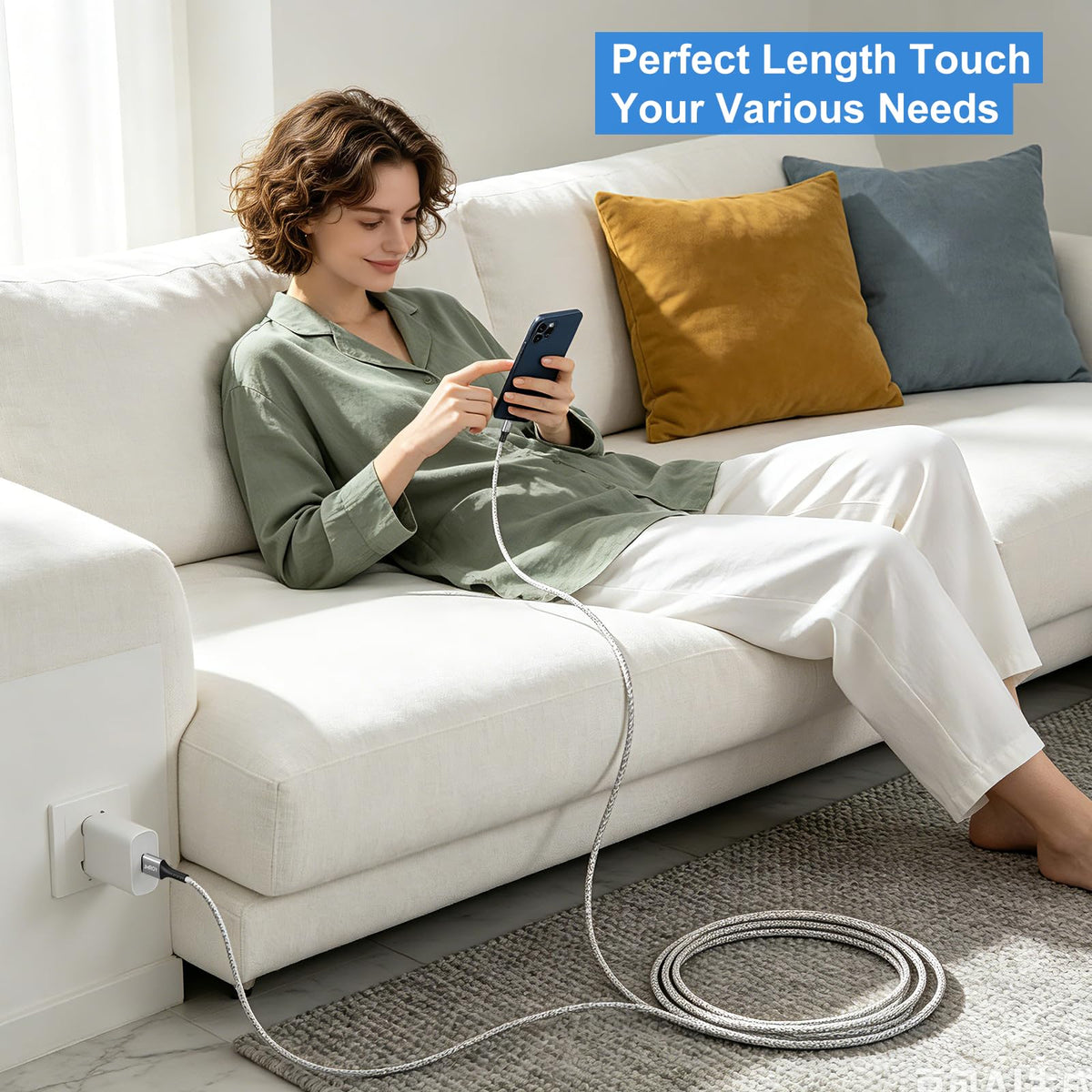 Extra long USB to USB C Cable 3m, PS5 Controller Charging Cable Type C Charger cable for Samsung Galaxy S22 S21 S20 Plus Note 10 9 8, Google Pixel,LG, Playstation 5, Xbox Series X/S