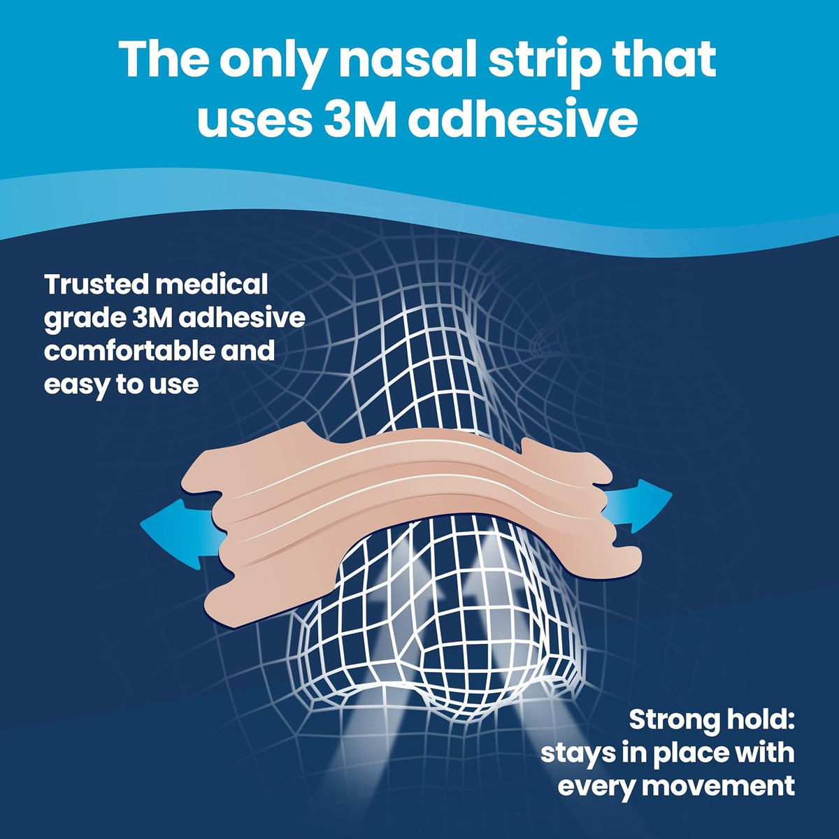 Breathe Right, Original Beige, Nasal Strips, Large, 30 Pieces