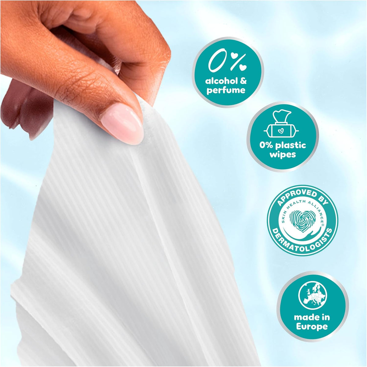 Pampers 99% Water Baby Wipes, 720 Count