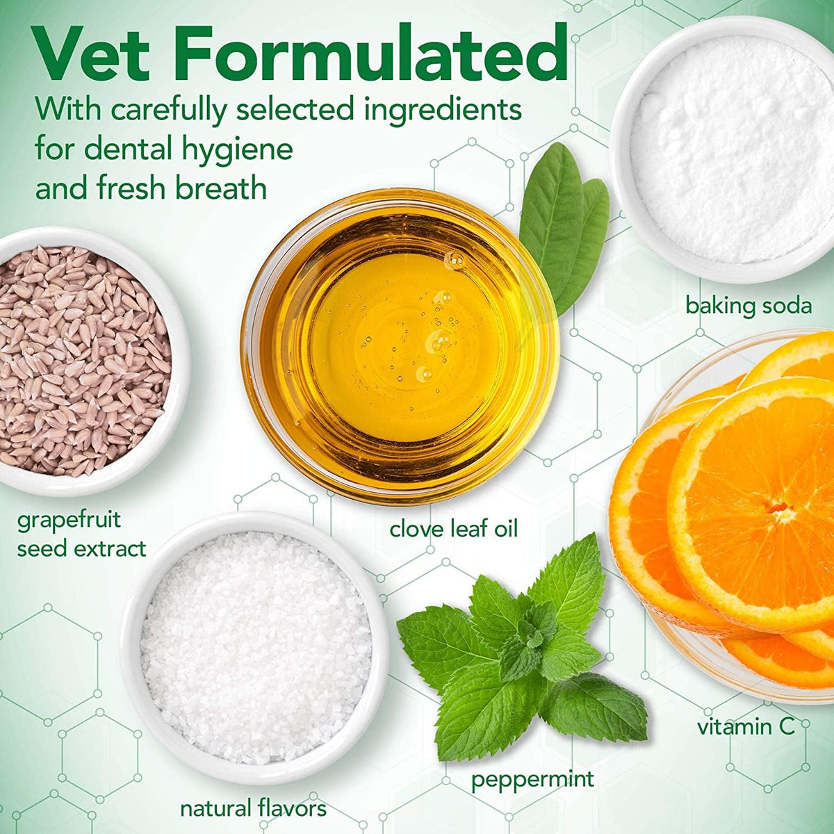 Vet's Best Dental Care Finger Wipes. 50 Disposable Wipes